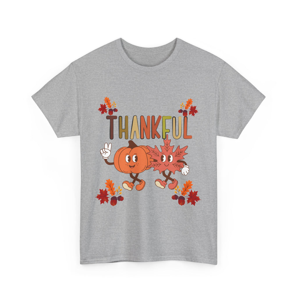 Thankful Fall Unisex Tee, Autumn Shirt, Thanksgiving Gift, Cute Graphic T-Shirt, Seasonal Wear, Holiday Apparel