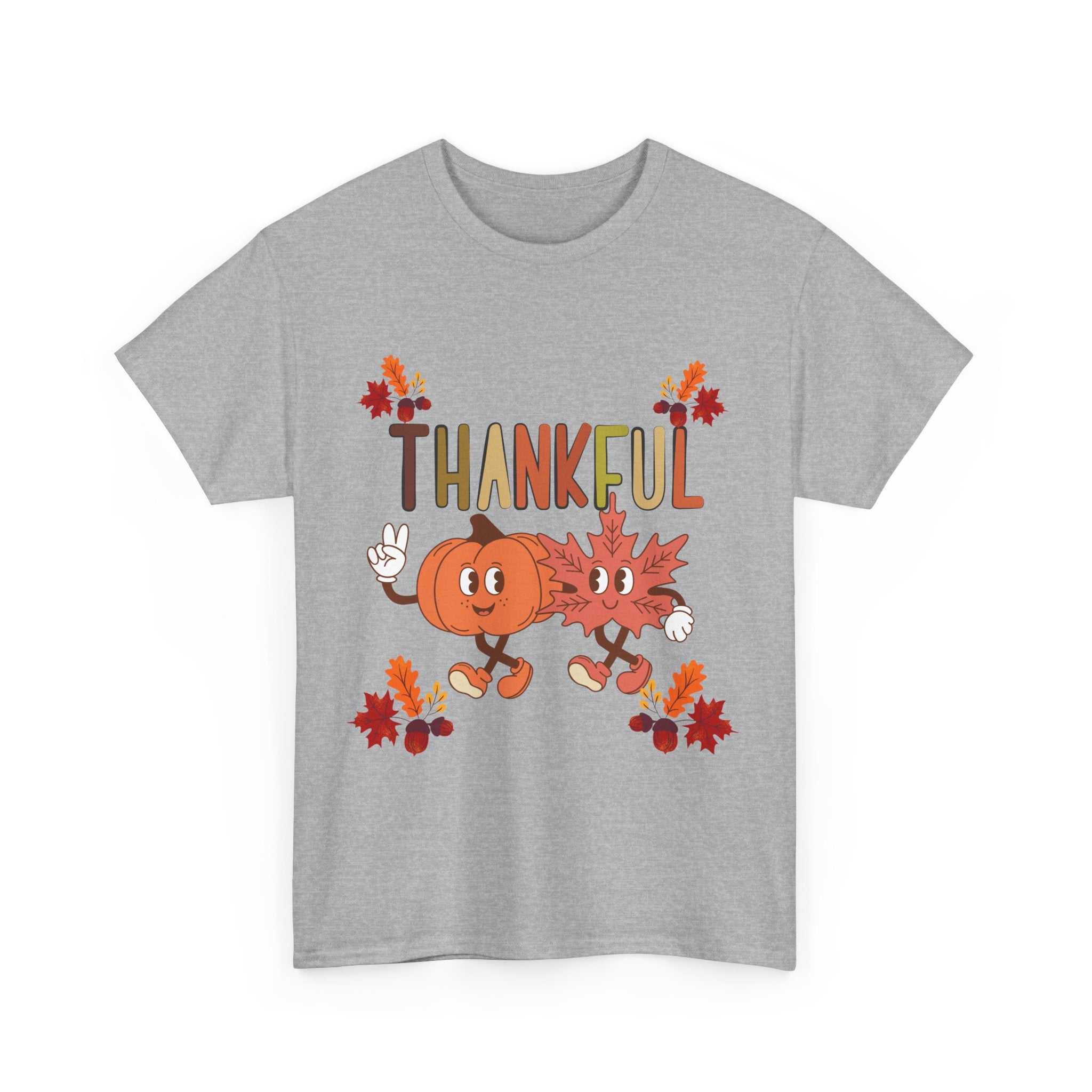 Thankful Fall Unisex Tee, Autumn Shirt, Thanksgiving Gift, Cute Graphic T-Shirt, Seasonal Wear, Holiday Apparel
