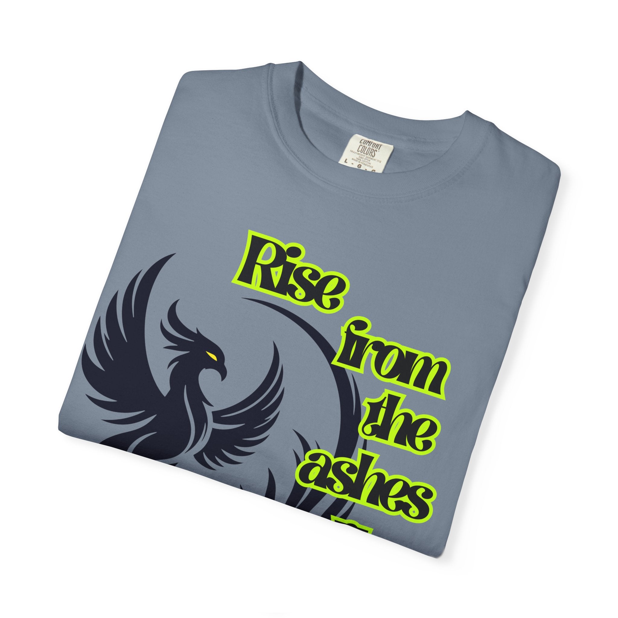 Phoenix Graphic Unisex T-shirt - Empowering 'Rise from the ashes like the phoenix' Design, Casual Wear, Gift for Resilience, [...]