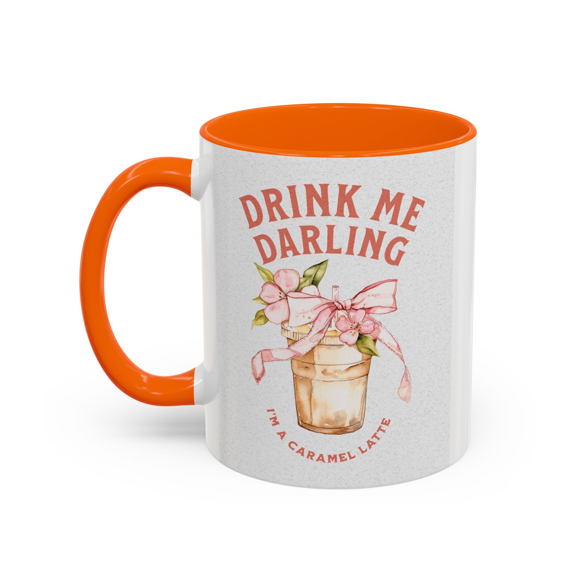Darling Caramel Latte Coffee Mug - Fun Accent Design for Coffee Lovers
