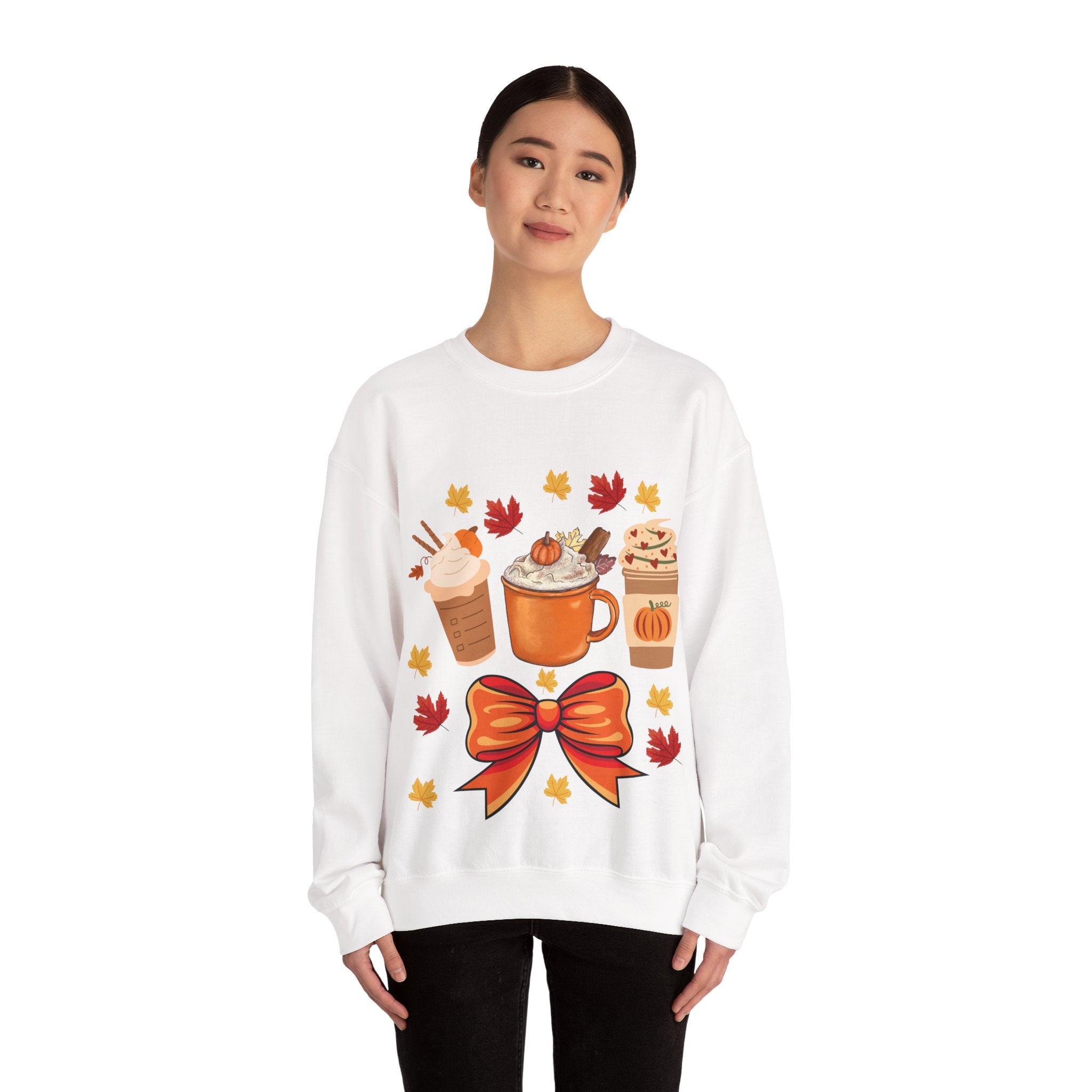 Autumn Vibes Sweatshirt, Cozy Crewneck for Fall, Pumpkin Spice Sweatshirt, Cute Gift for Thanksgiving, Warm Fashion Statement