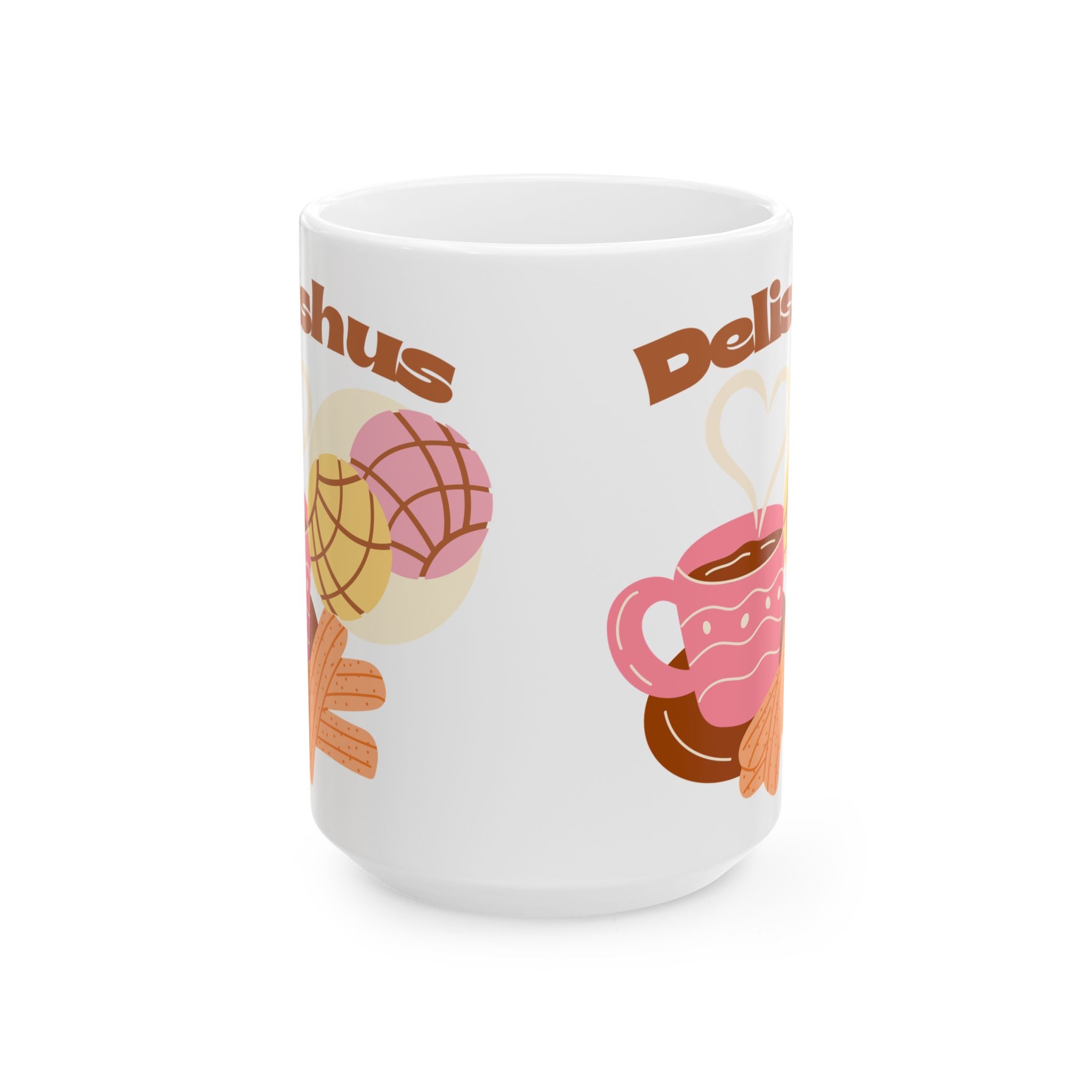 Delicious Donuts Ceramic Mug - Sweet Treats Coffee Cup