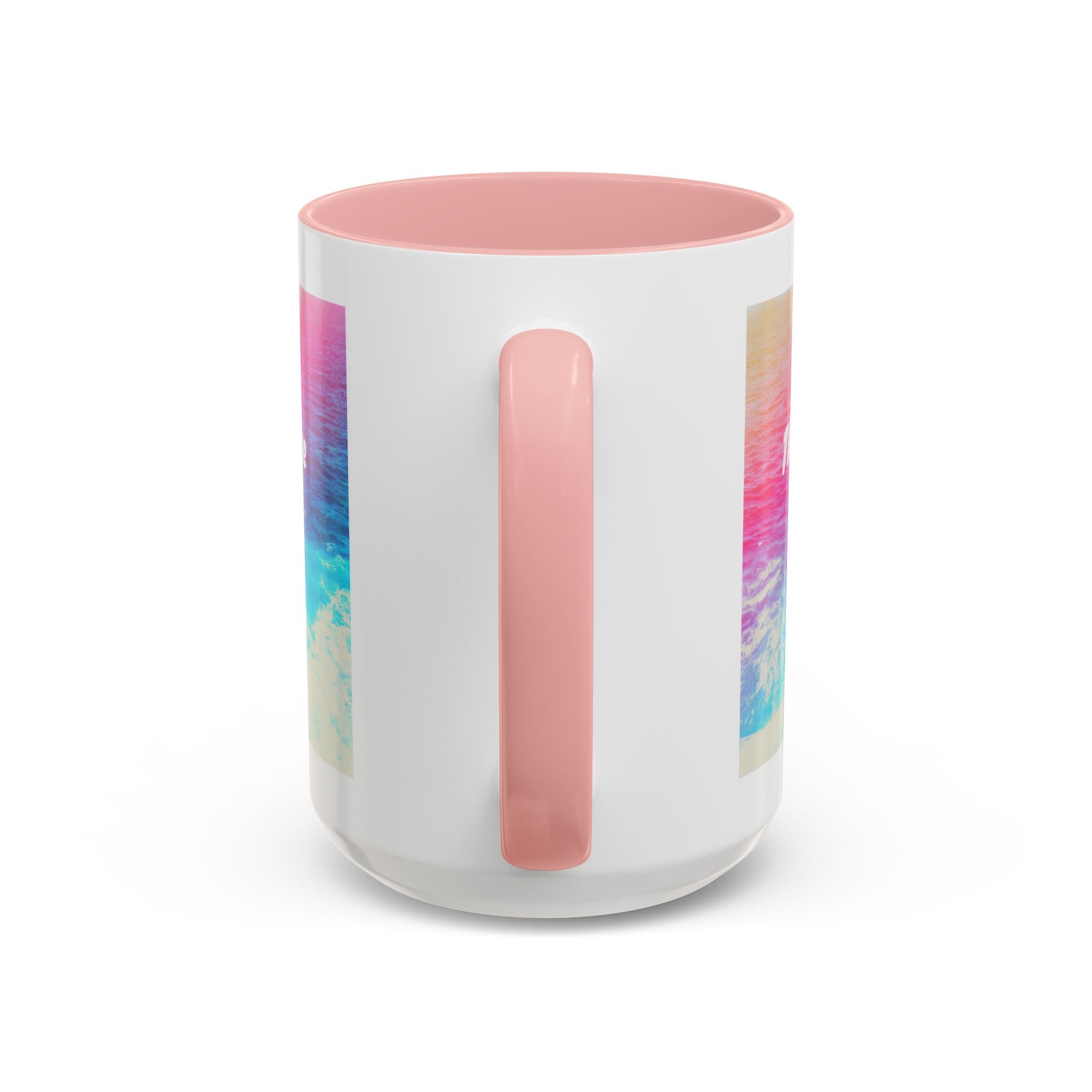 Ocean Background Future Is Bright Accent Coffee Mug (11, 15oz)