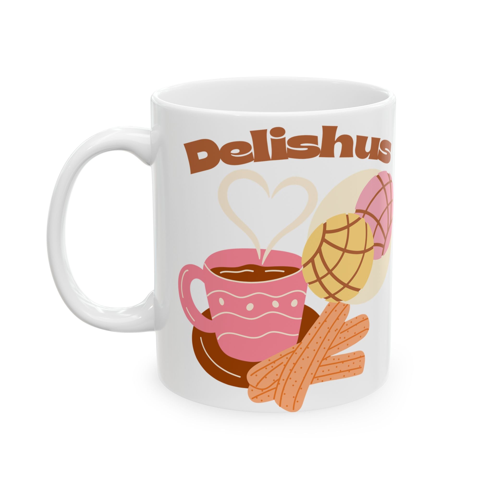 Delicious Donuts Ceramic Mug - Sweet Treats Coffee Cup