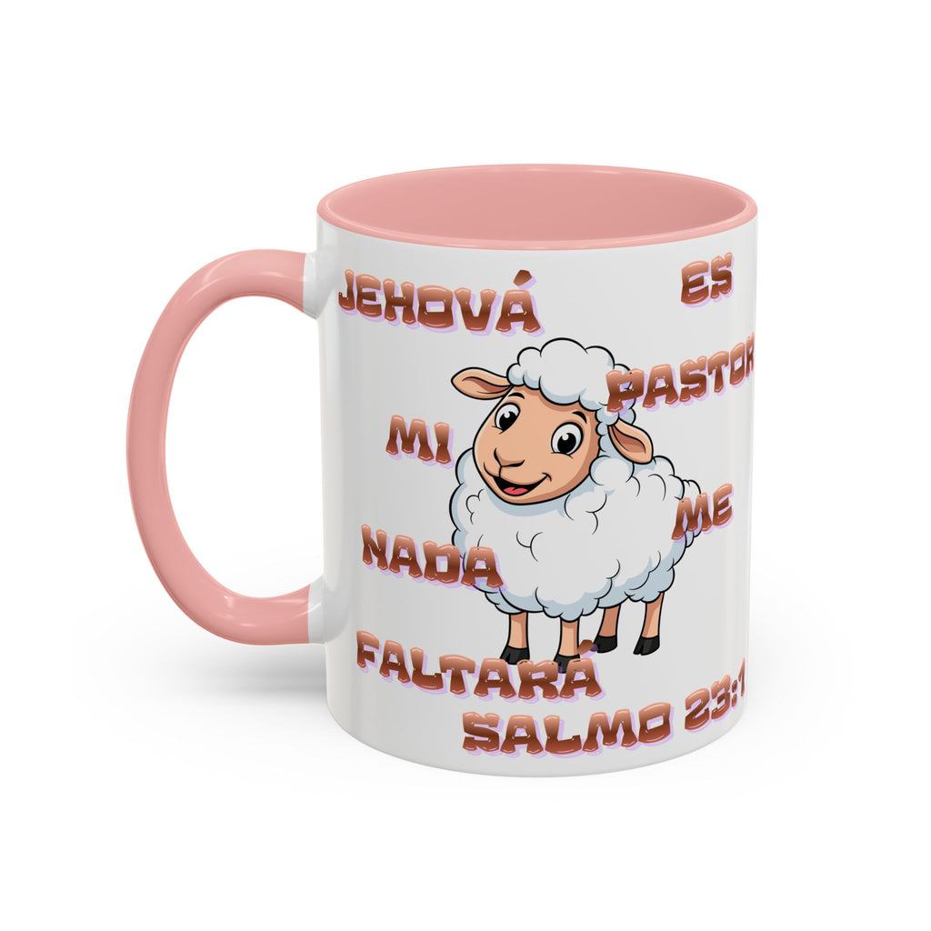 Jehová Es Mi Pastor Coffee Mug — Salmo 23:1 Spanish Christian Accent Mug