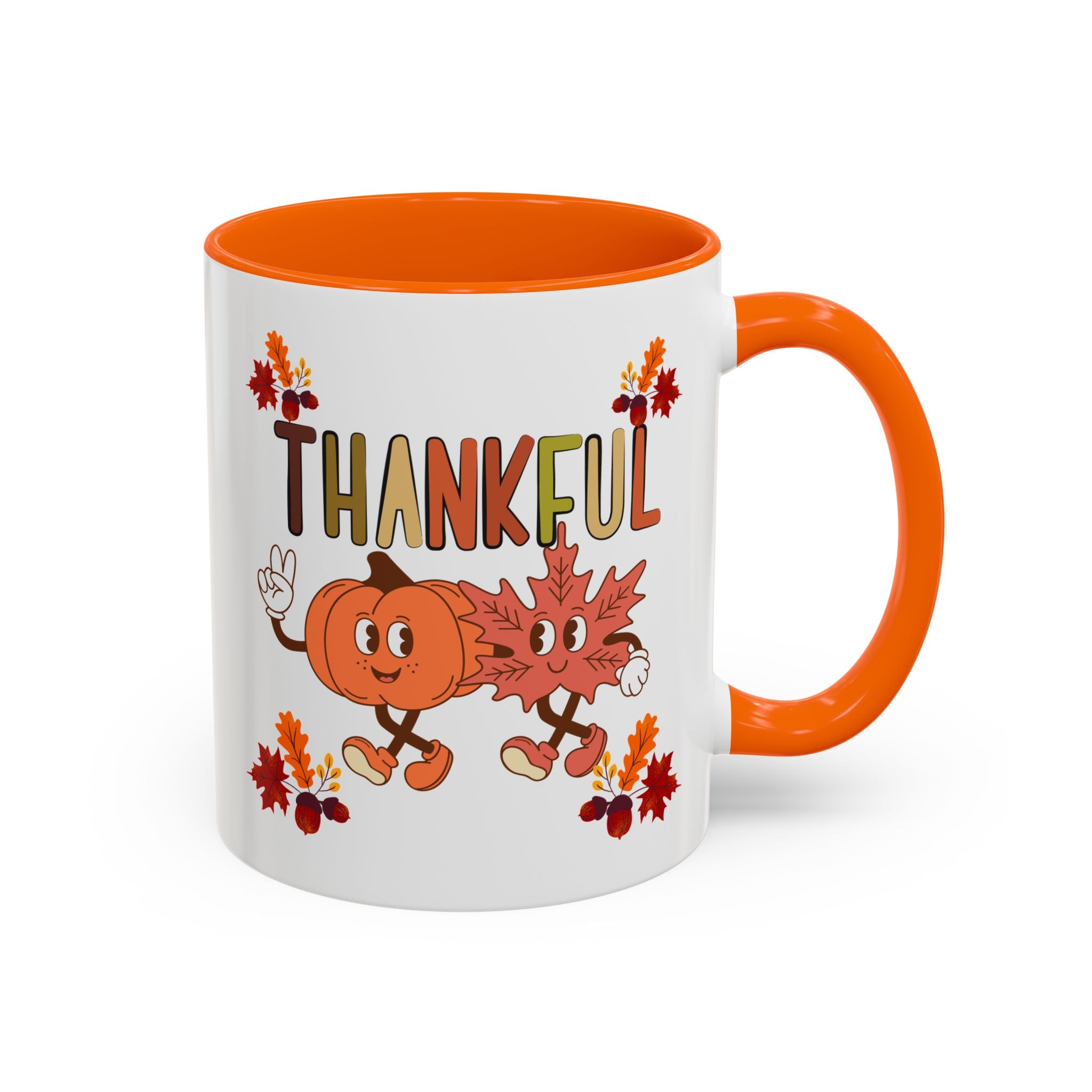 Gratitude Coffee Mug, Thankful Autumn Ceramic Cup, Thanksgiving Gift, Seasonal Drinkware, Fall Decor