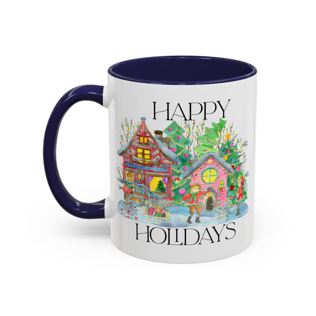 Festive Holiday Coffee Mug - Perfect Gift for Christmas, Winter Decor, Cozy Home Vibe, Holiday Gatherings, Cheerful Sips