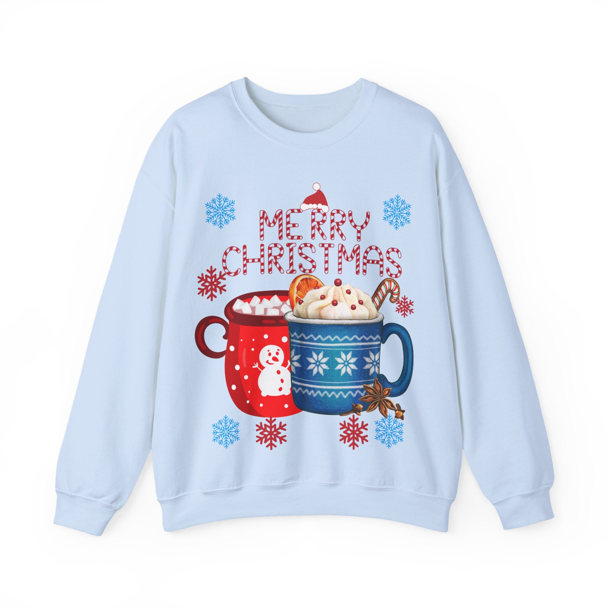 Merry Christmas Hot Cocoa Crewneck Sweatshirt