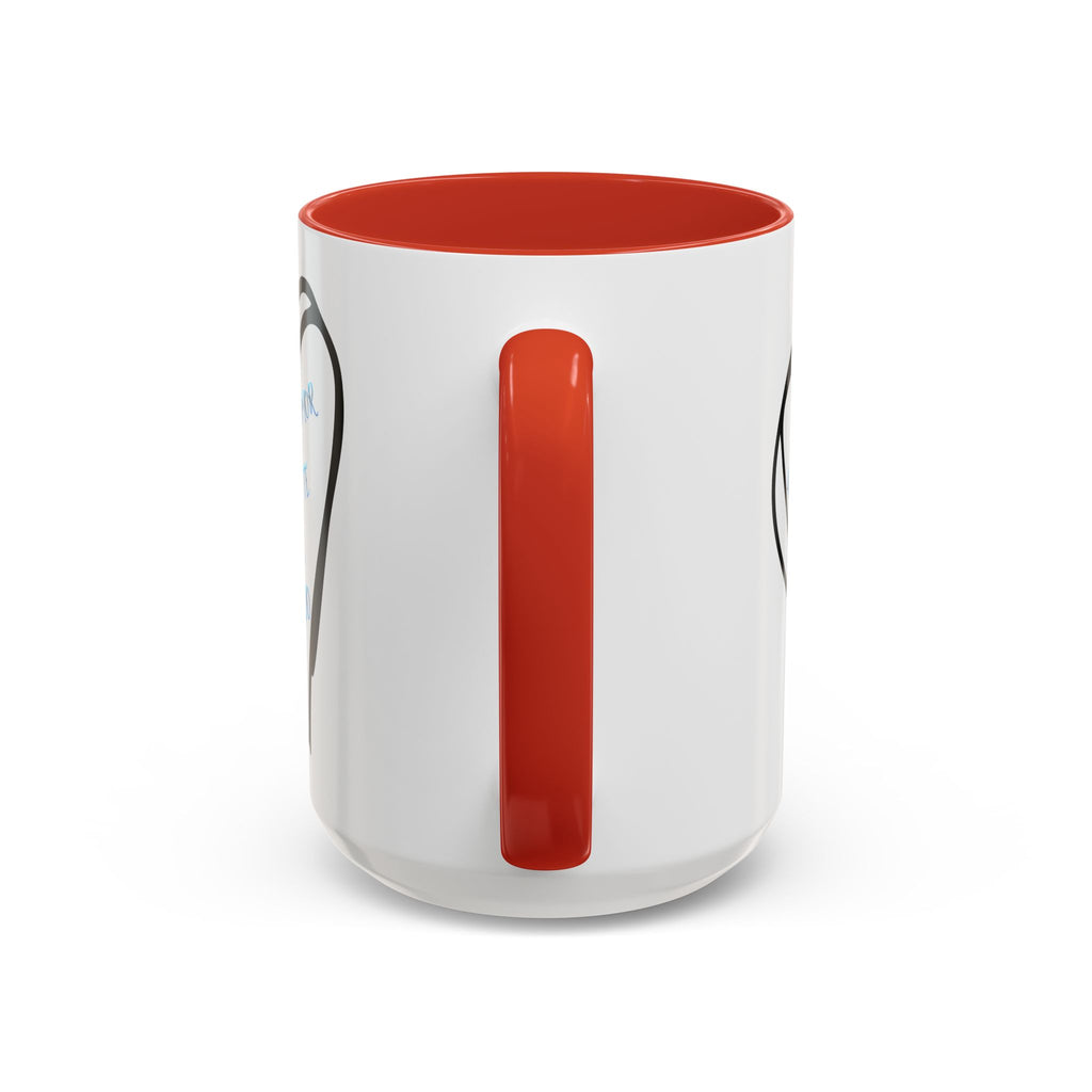 Coffee Mug - Hand-Drawn Heart with Spanish 'Por Amor Te He Amado' Accent