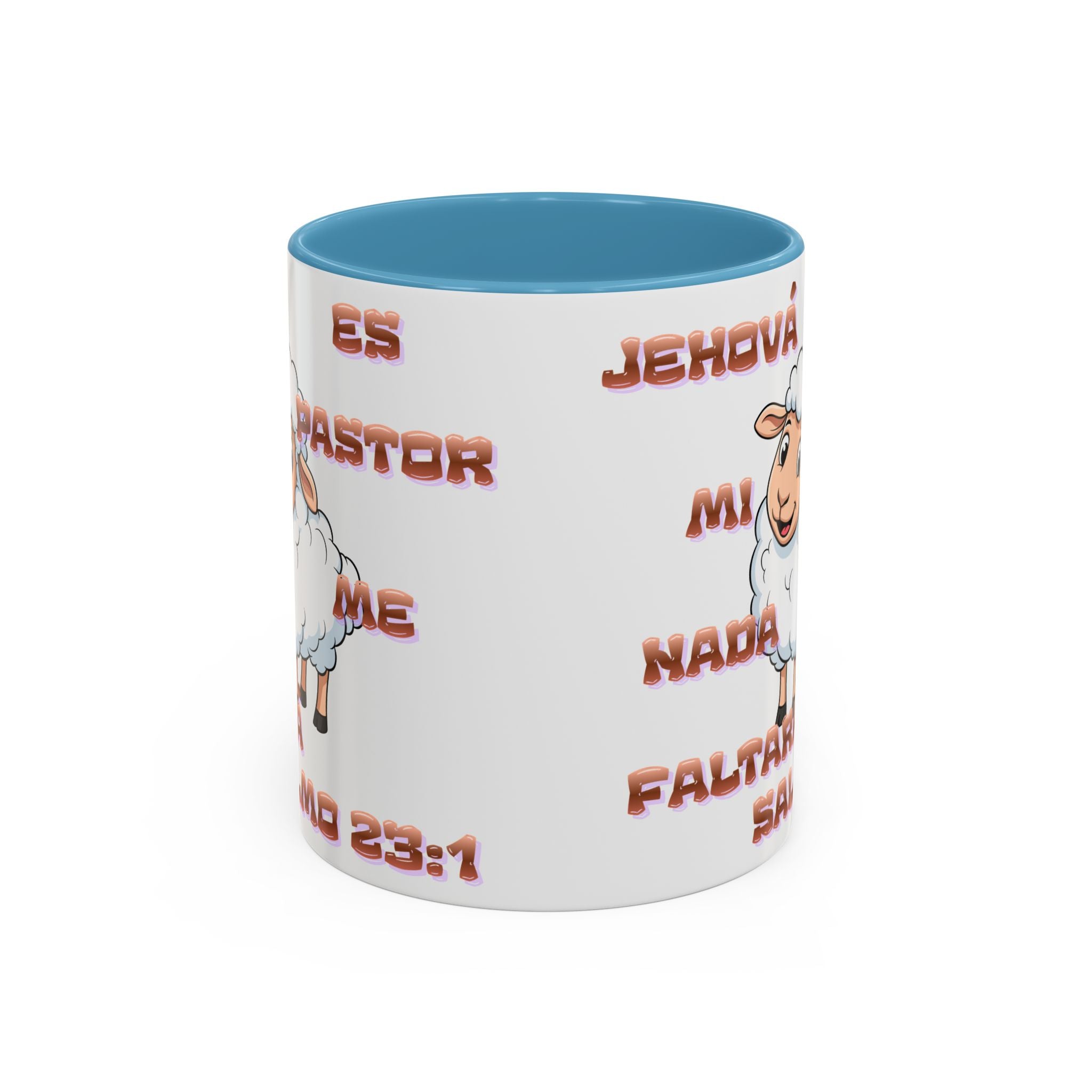 Jehová Es Mi Pastor Coffee Mug — Salmo 23:1 Spanish Christian Accent Mug