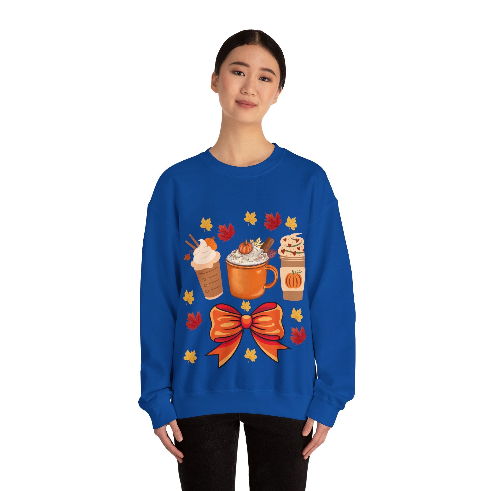 Autumn Vibes Sweatshirt, Cozy Crewneck for Fall, Pumpkin Spice Sweatshirt, Cute Gift for Thanksgiving, Warm Fashion Statement