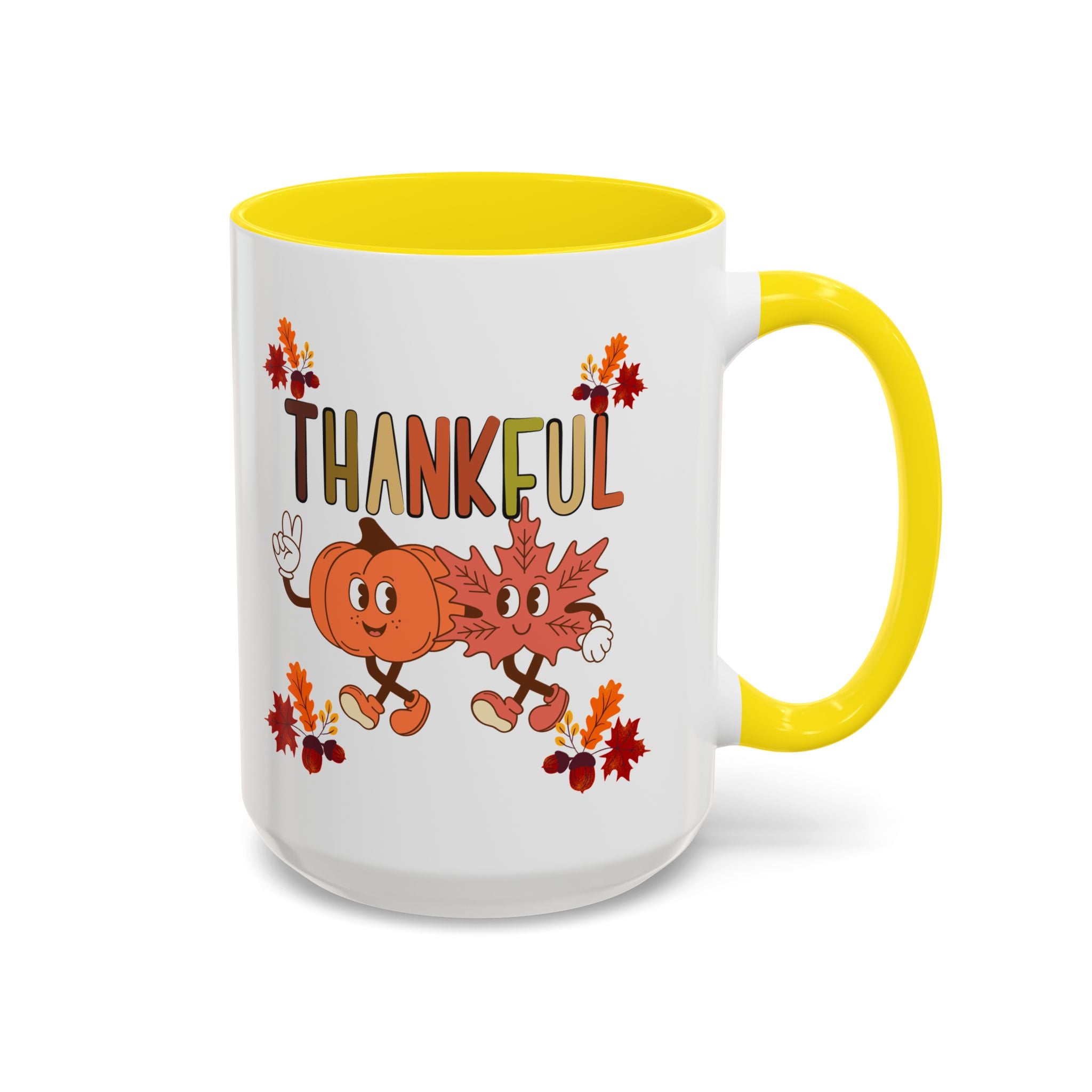 Gratitude Coffee Mug, Thankful Autumn Ceramic Cup, Thanksgiving Gift, Seasonal Drinkware, Fall Decor