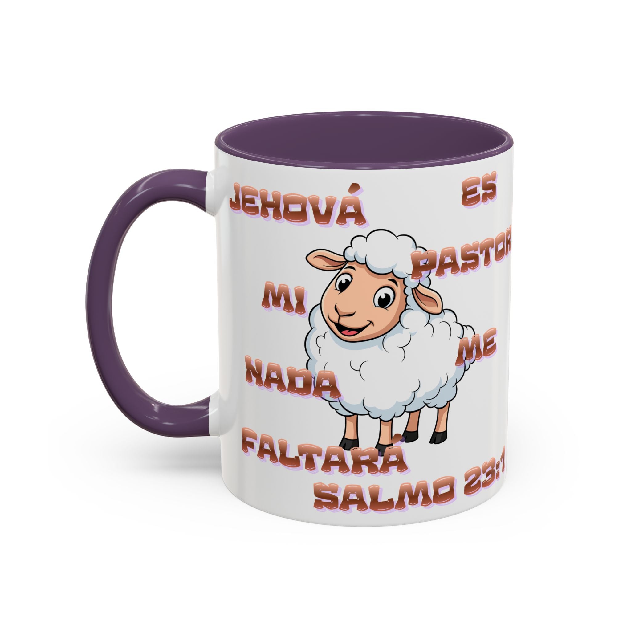 Jehová Es Mi Pastor Coffee Mug — Salmo 23:1 Spanish Christian Accent Mug