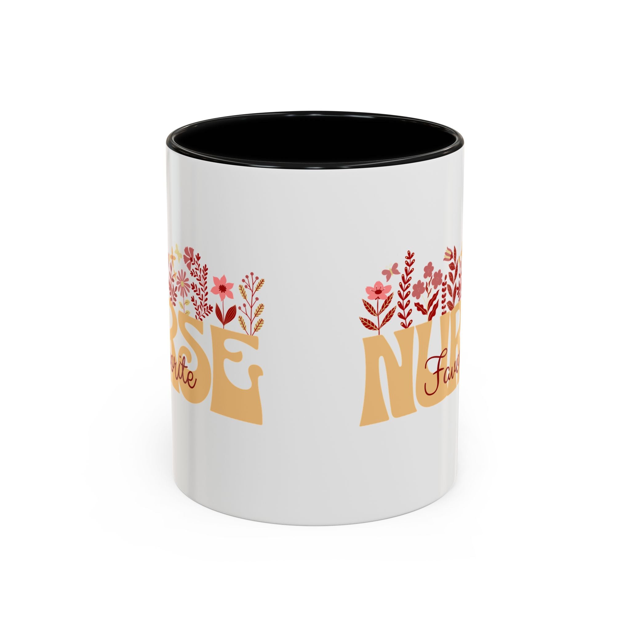 Nurse Favorite Coffee Mug | Floral Mug for Nurses | Gift for Nurse Appreciation Week, Nurses Day, Medical Professionals