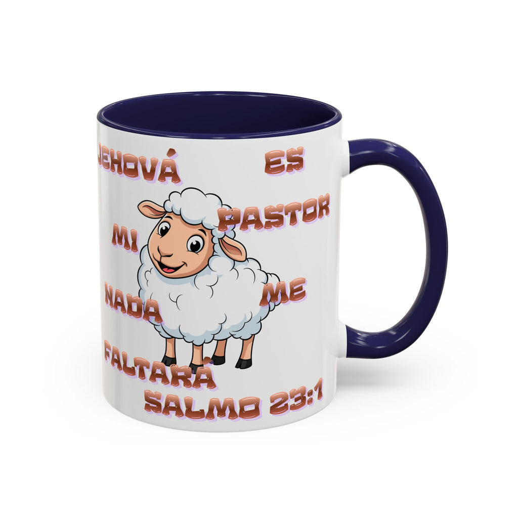 Jehová Es Mi Pastor Coffee Mug — Salmo 23:1 Spanish Christian Accent Mug