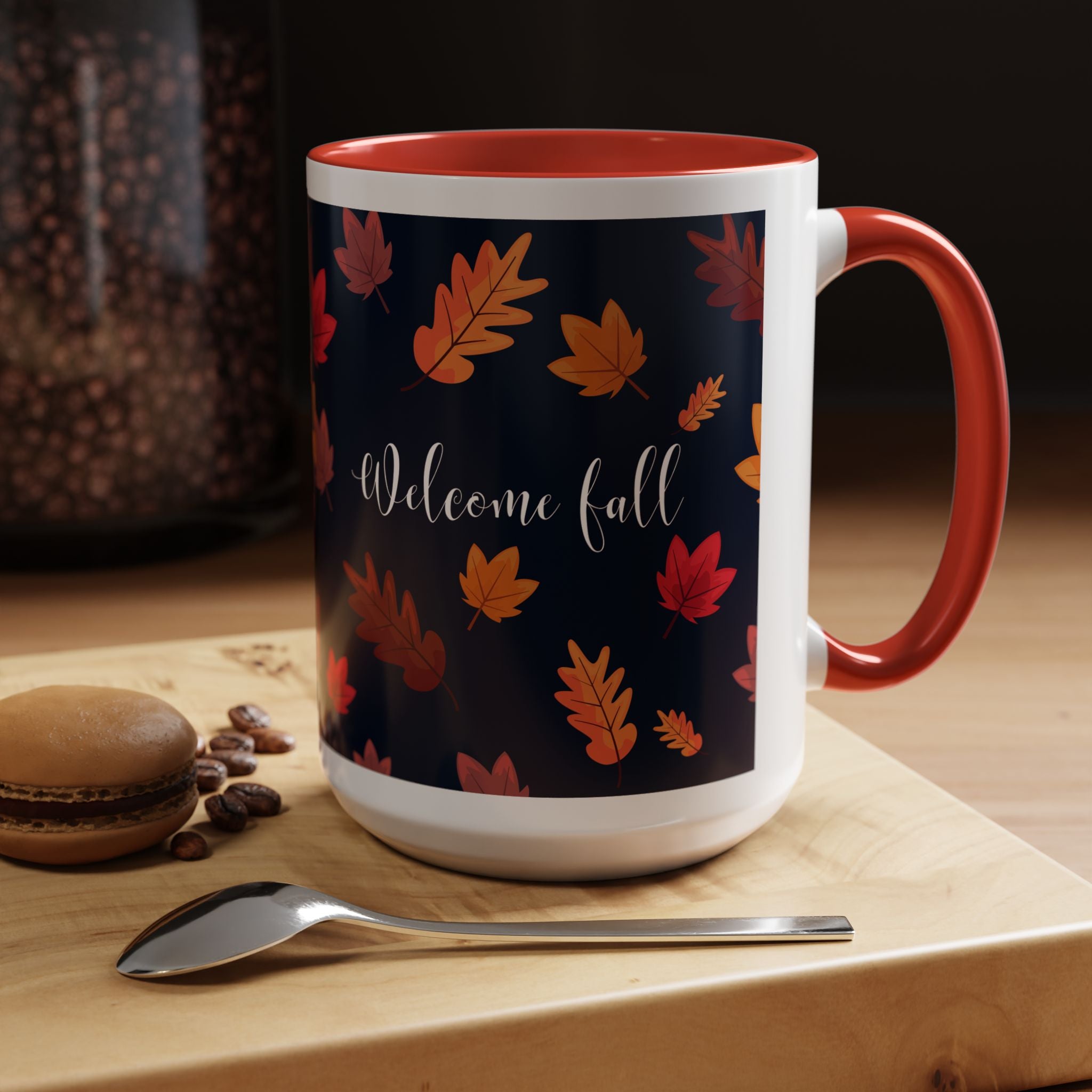 Welcome Fall Coffee Mug - Autumn Vibes, Seasonal Gift, Fall Decor, Hot Beverage Cup, Cozy Kitchenware