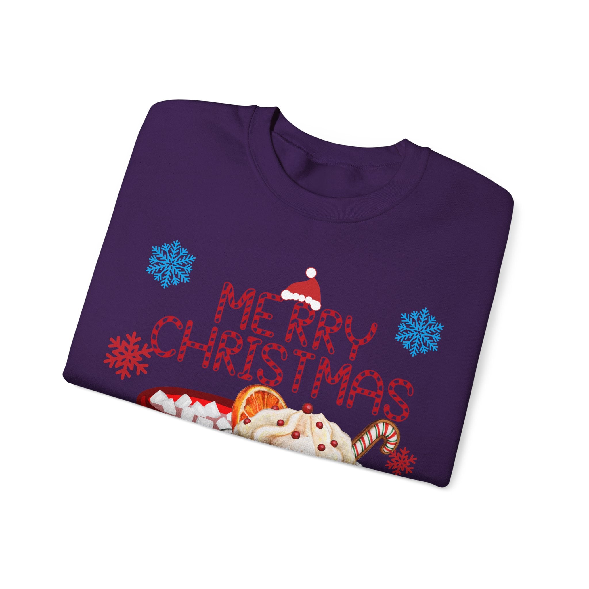 Merry Christmas Hot Cocoa Crewneck Sweatshirt
