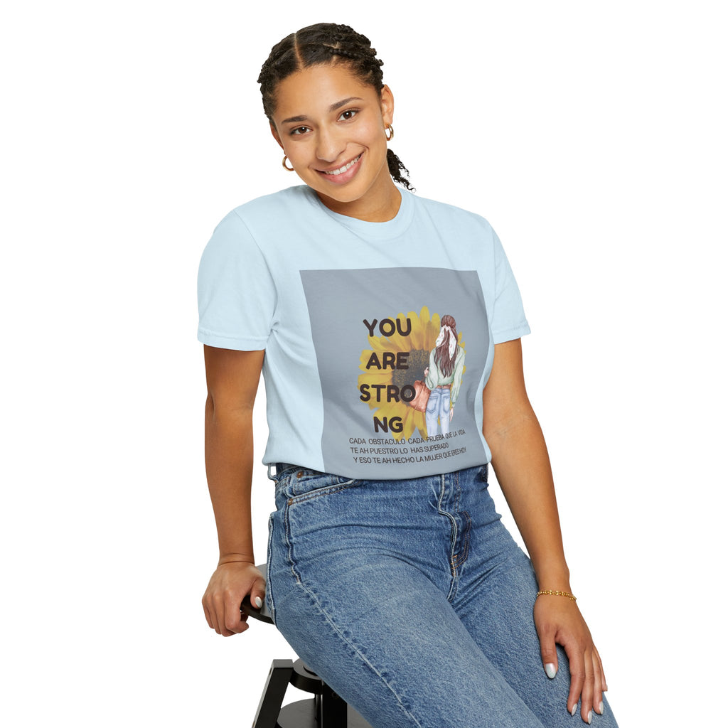 Empowering T-Shirt - You Are Strong, Motivational Tee, Inspirational Gift, Self-Care Apparel, Positive Vibes, Comfort Wear