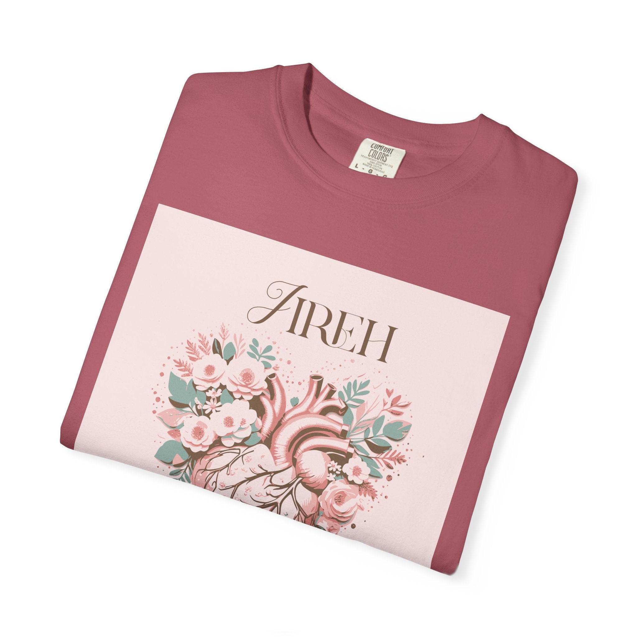 You Are Enough Floral Heart T-Shirt