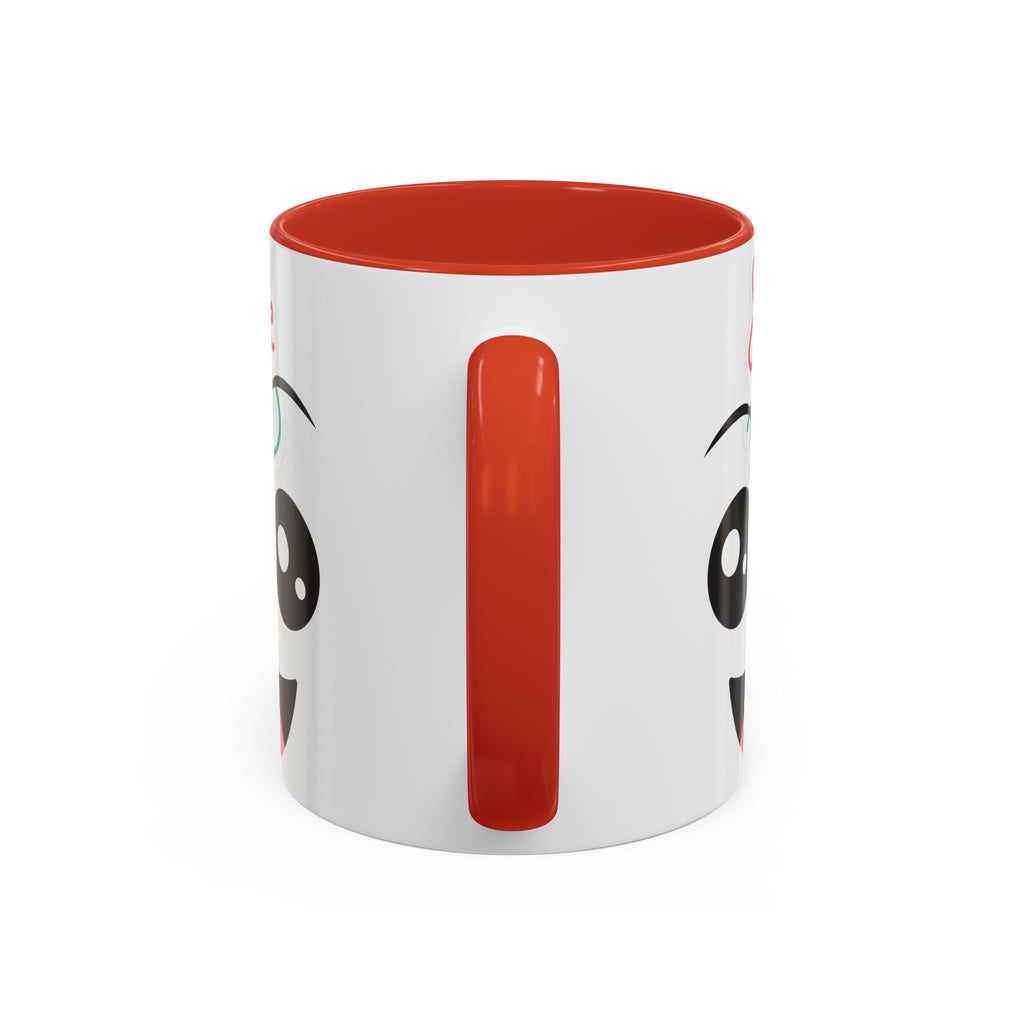 Smile Each Day Coffee Mug — Cute Cartoon Face Accent Mug (11/15oz)
