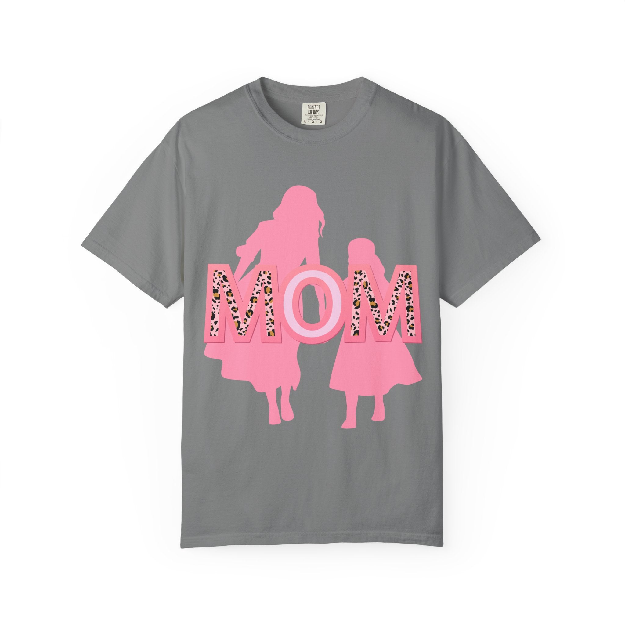 Mom & Me Garment-Dyed T-shirt, Cute Matching Tees, Mother's Day Gift, Family Outing Shirt, Mommy Daughter Outfit, Trendy Casual Wear