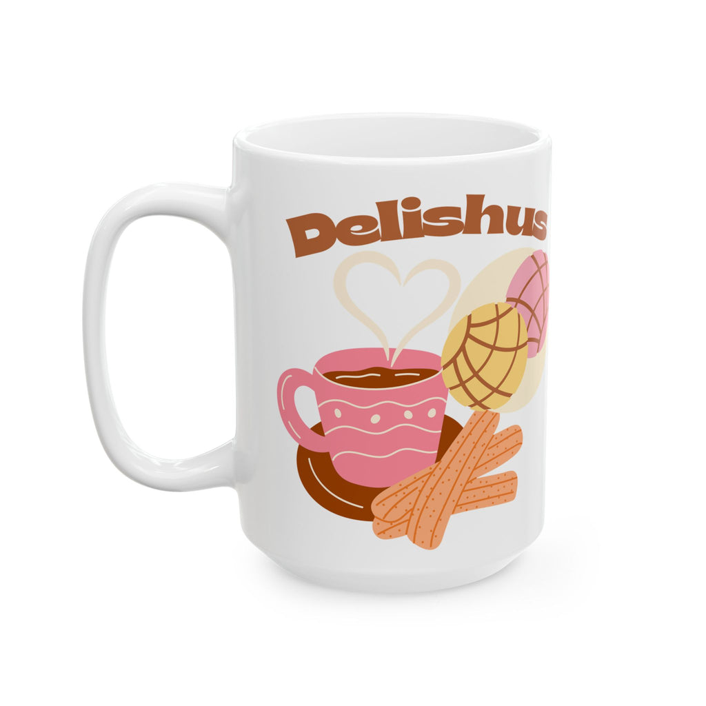 Delicious Donuts Ceramic Mug - Sweet Treats Coffee Cup
