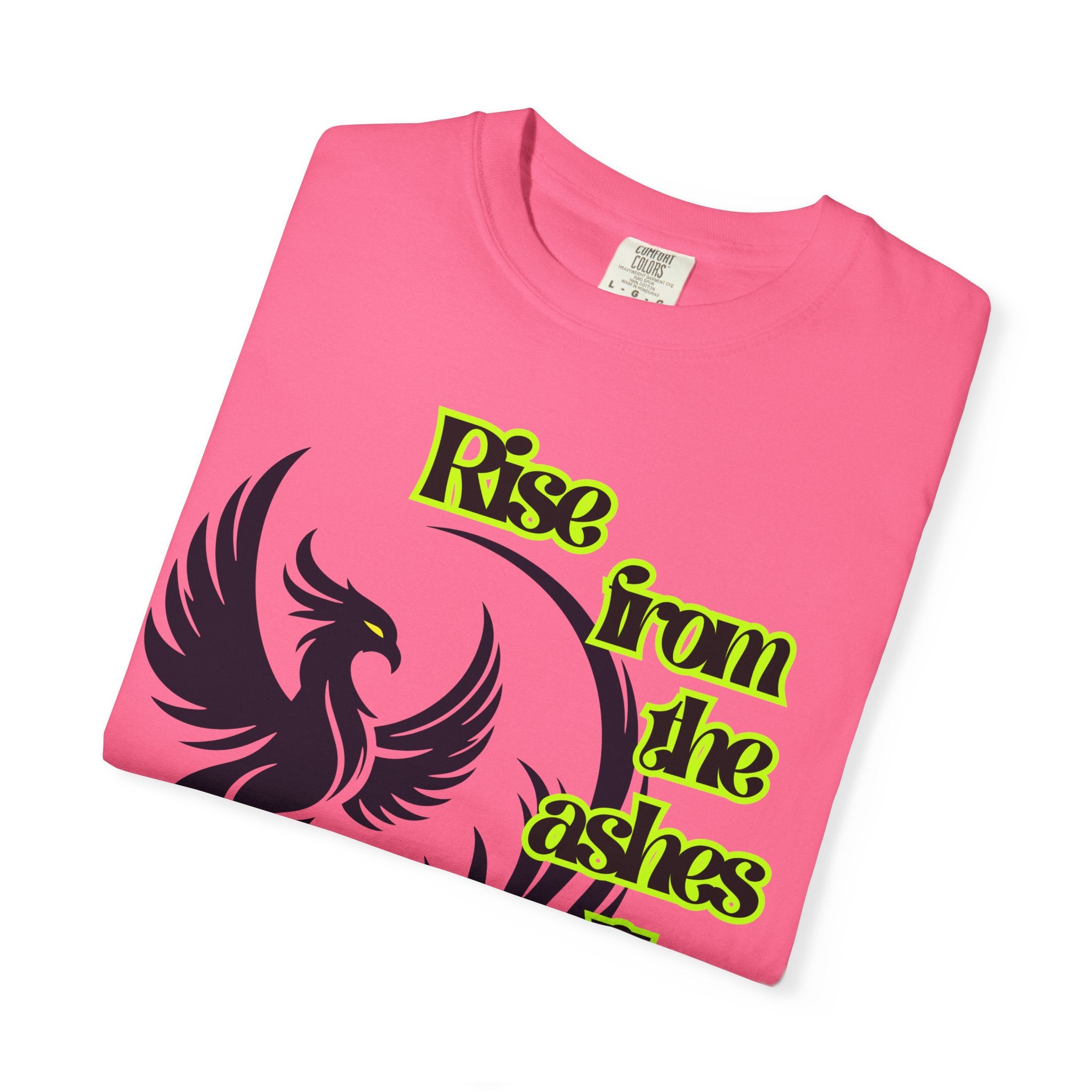Phoenix Graphic Unisex T-shirt - Empowering 'Rise from the ashes like the phoenix' Design, Casual Wear, Gift for Resilience, [...]