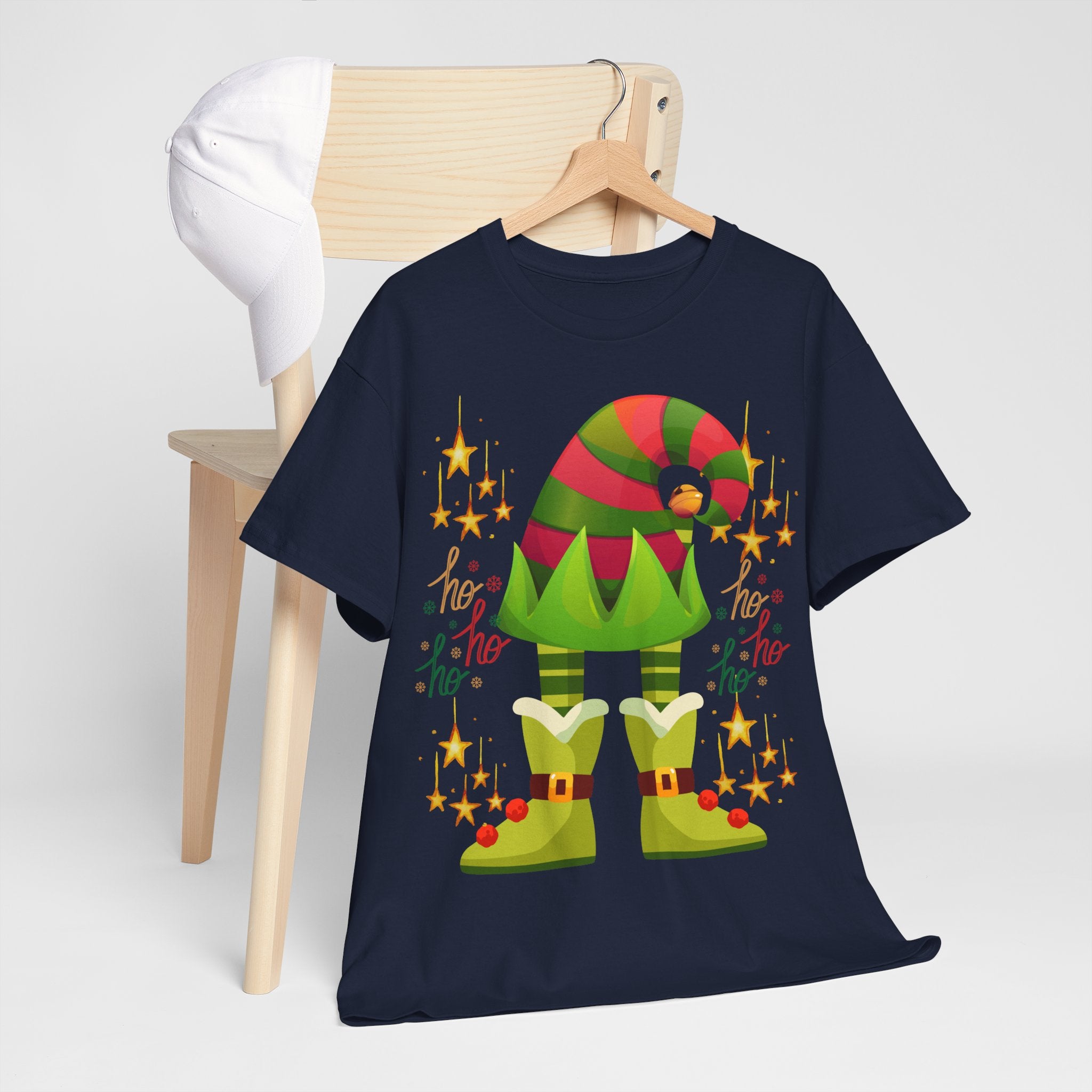 Elf Legs T-Shirt — Cute Christmas 'Ho Ho Ho' Holiday Tee