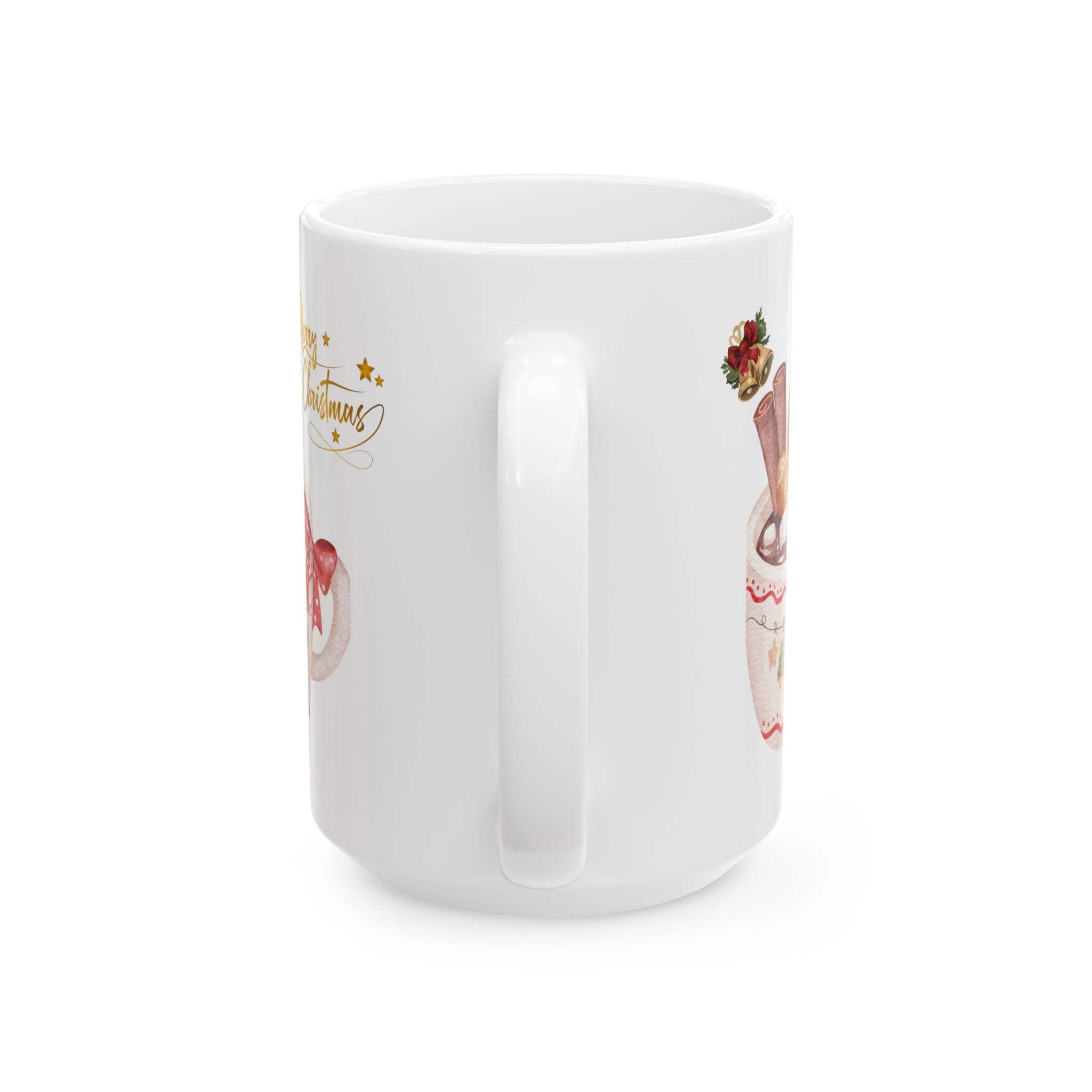 Festive Christmas Mug, Holiday Gift, Coffee Cup, Winter Decor, Ceramic Mug, Christmas Celebration