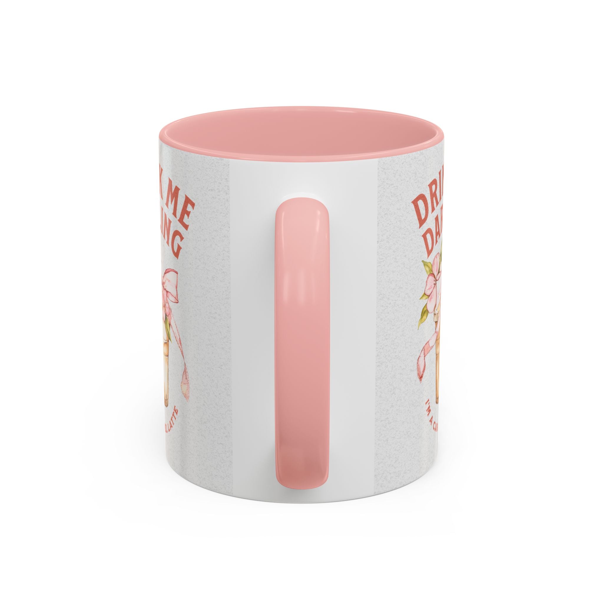 Darling Caramel Latte Coffee Mug - Fun Accent Design for Coffee Lovers
