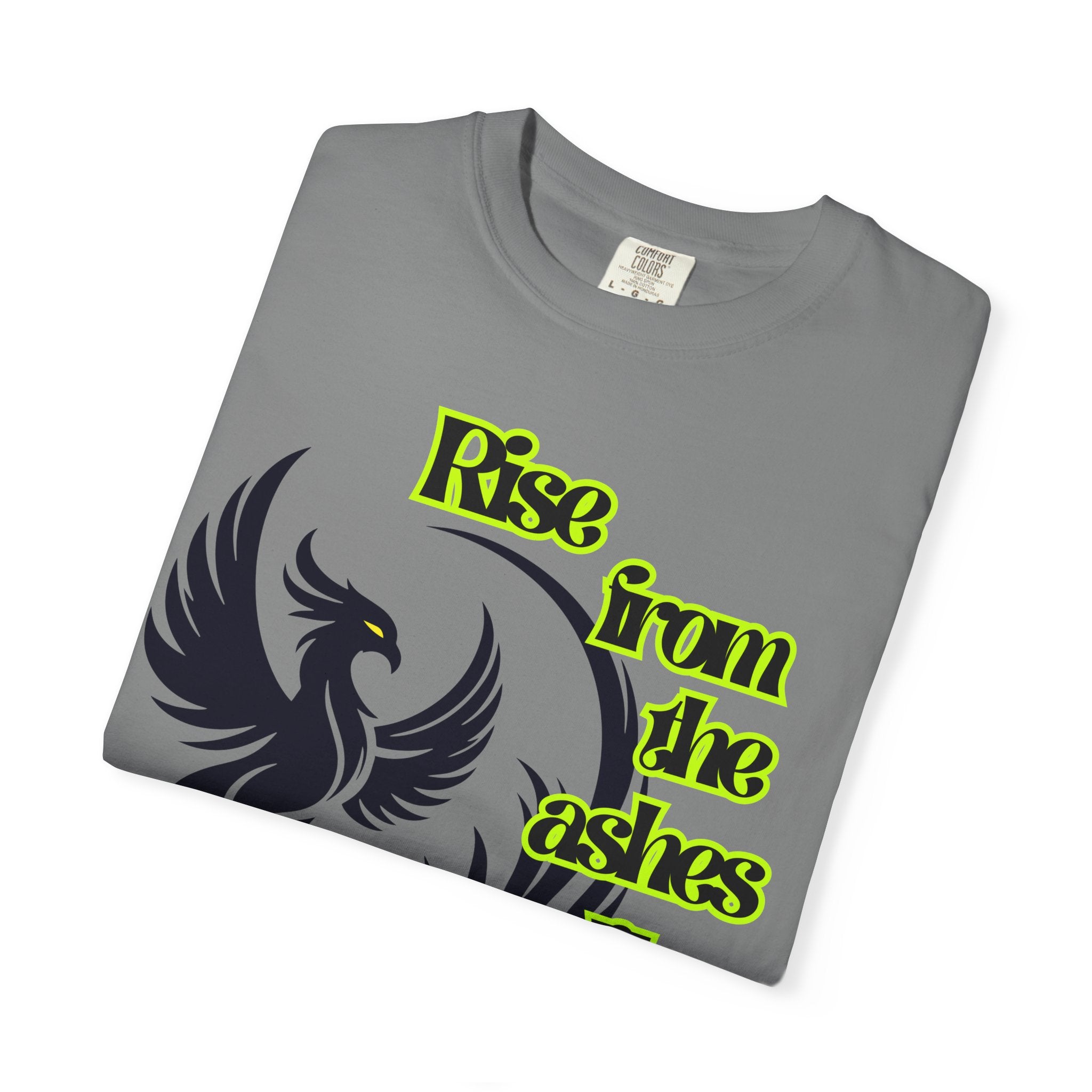 Phoenix Graphic Unisex T-shirt - Empowering 'Rise from the ashes like the phoenix' Design, Casual Wear, Gift for Resilience, [...]