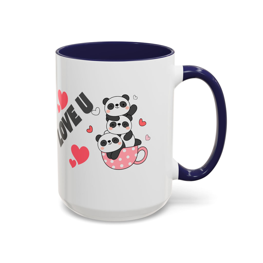 Adorable Panda Love Coffee Mug - Perfect Gift for Couples, Birthdays, Valentine's Day, Cute Kitchen Decor