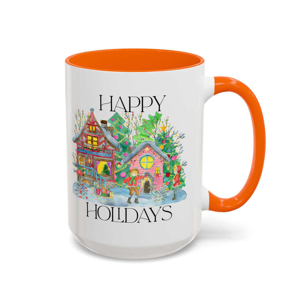 Festive Holiday Coffee Mug - Perfect Gift for Christmas, Winter Decor, Cozy Home Vibe, Holiday Gatherings, Cheerful Sips