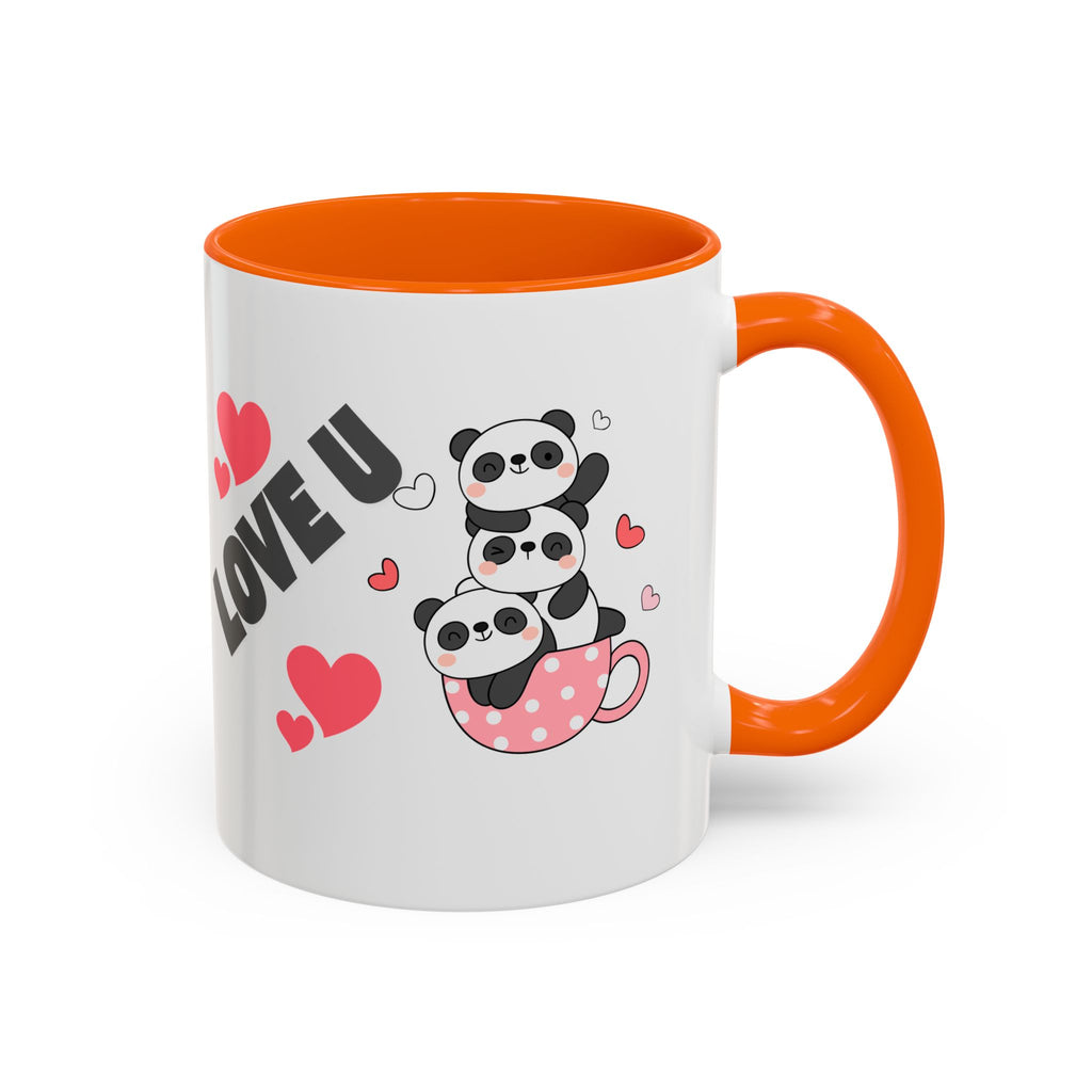 Adorable Panda Love Coffee Mug - Perfect Gift for Couples, Birthdays, Valentine's Day, Cute Kitchen Decor