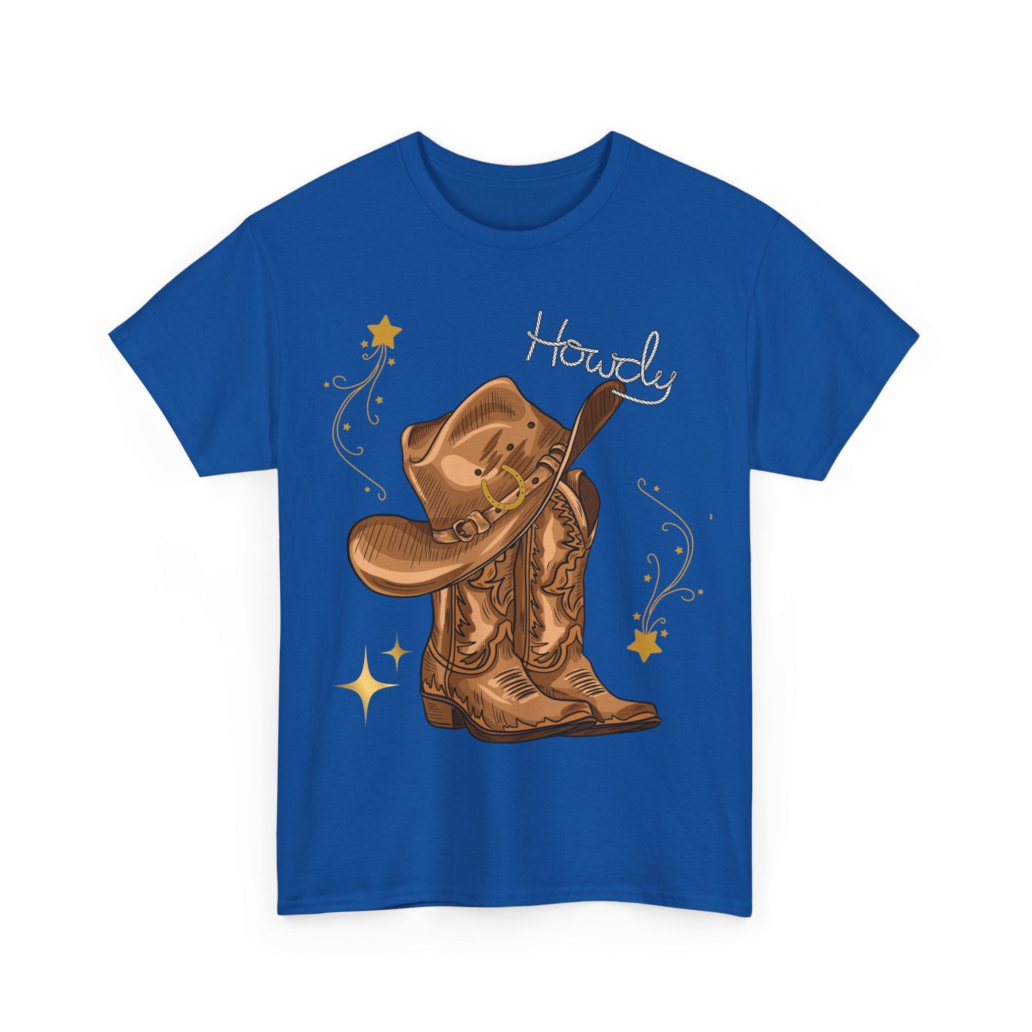 Howdy Cowboy Tee, Western Style Shirt, Unisex Cotton T-Shirt, Country Music Apparel, Rodeo Gift, Casual Everyday Wear