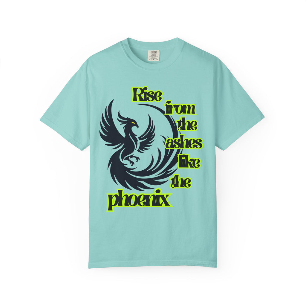 Phoenix Graphic Unisex T-shirt - Empowering 'Rise from the ashes like the phoenix' Design, Casual Wear, Gift for Resilience, [...]