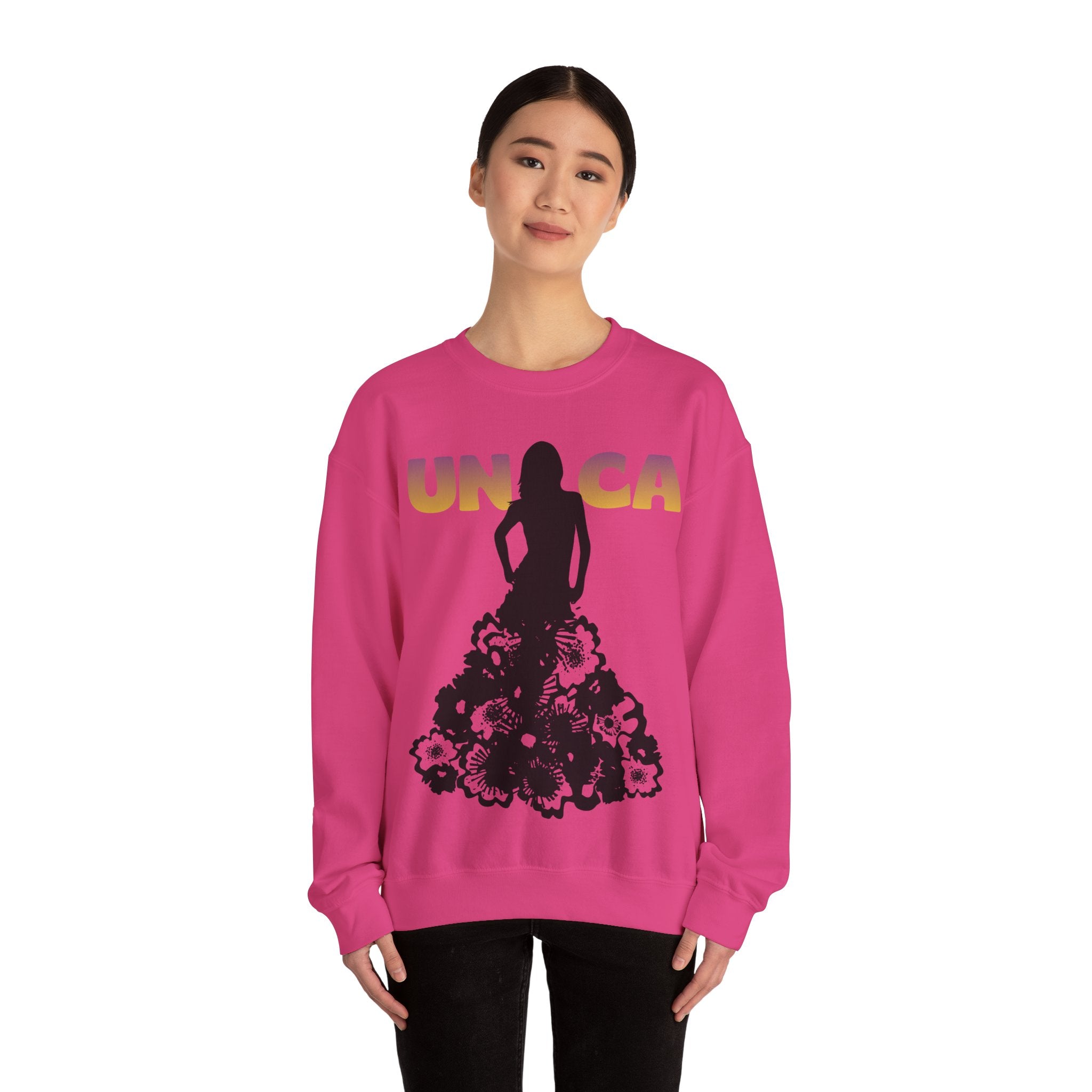 Unica Floral Silhouette Sweatshirt