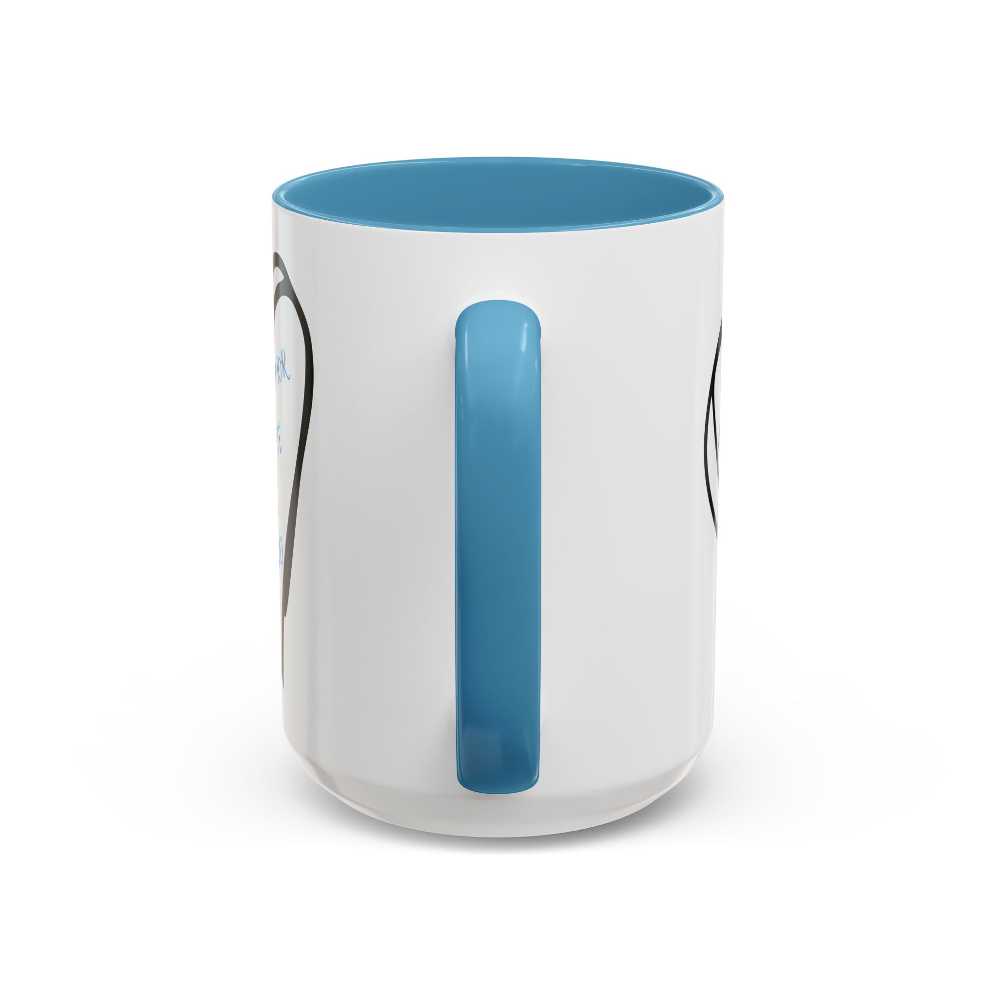 Coffee Mug - Hand-Drawn Heart with Spanish 'Por Amor Te He Amado' Accent