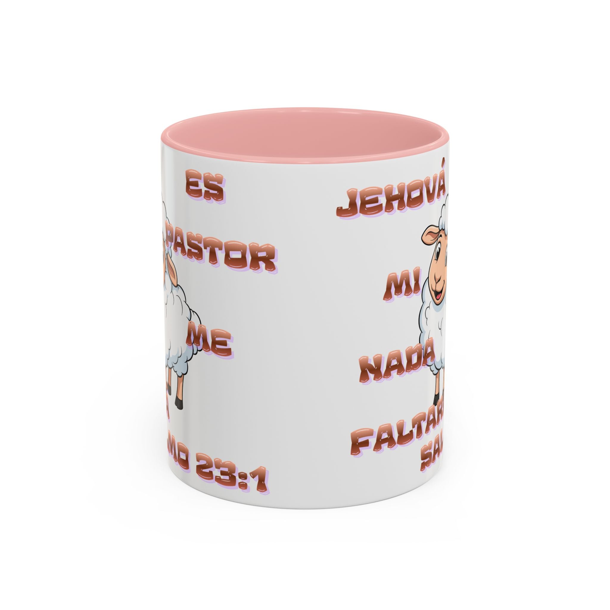 Jehová Es Mi Pastor Coffee Mug — Salmo 23:1 Spanish Christian Accent Mug