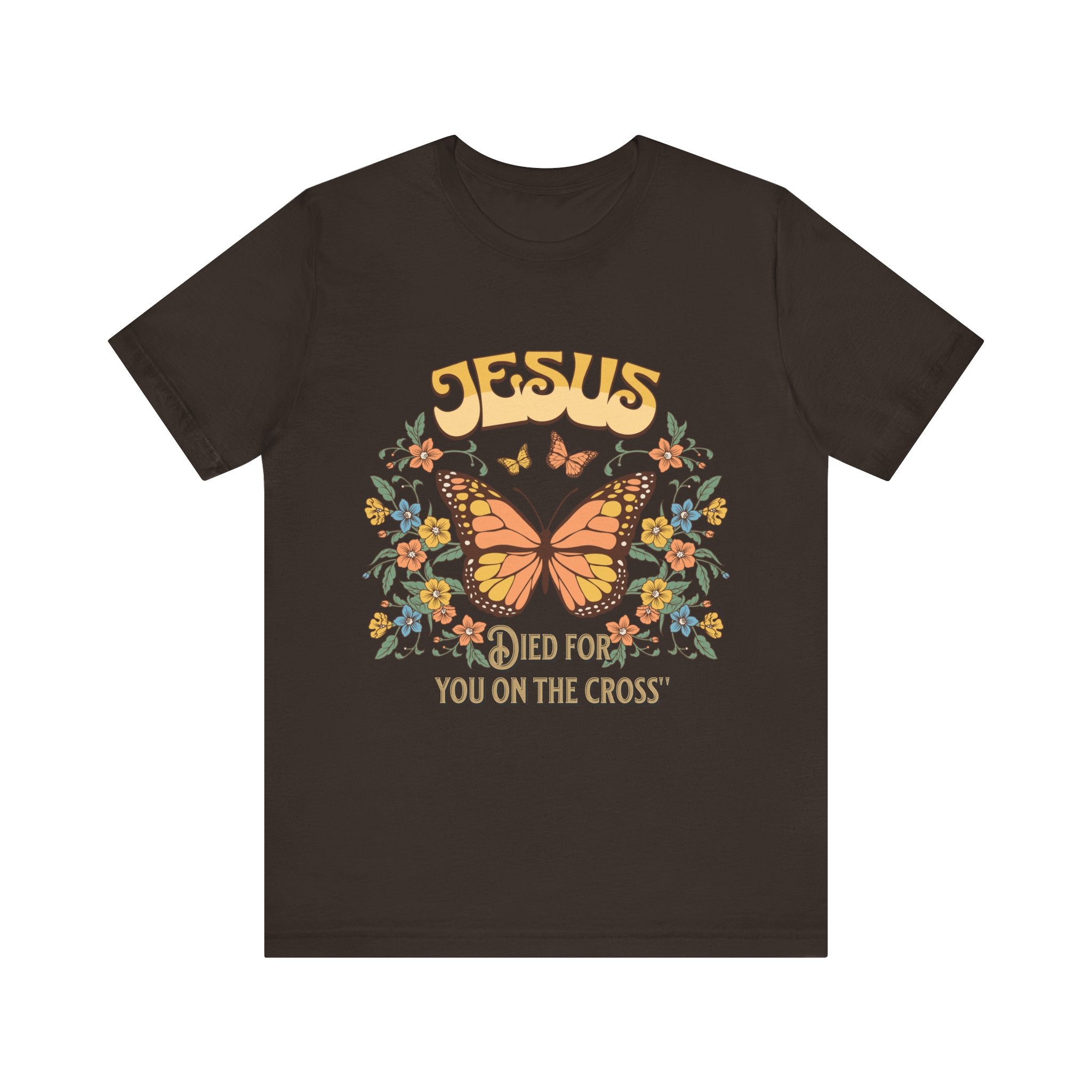 Jesus Butterfly Tee, Vintage Inspired Christian Unisex T-Shirt, Faith Apparel, Religious Gift, Casual Wear
