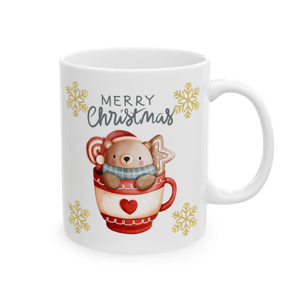 Festive Holiday Ceramic Mug - Perfect for Christmas, Winter, Coffee Lovers, Gift for Him/Her, Hot Chocolate