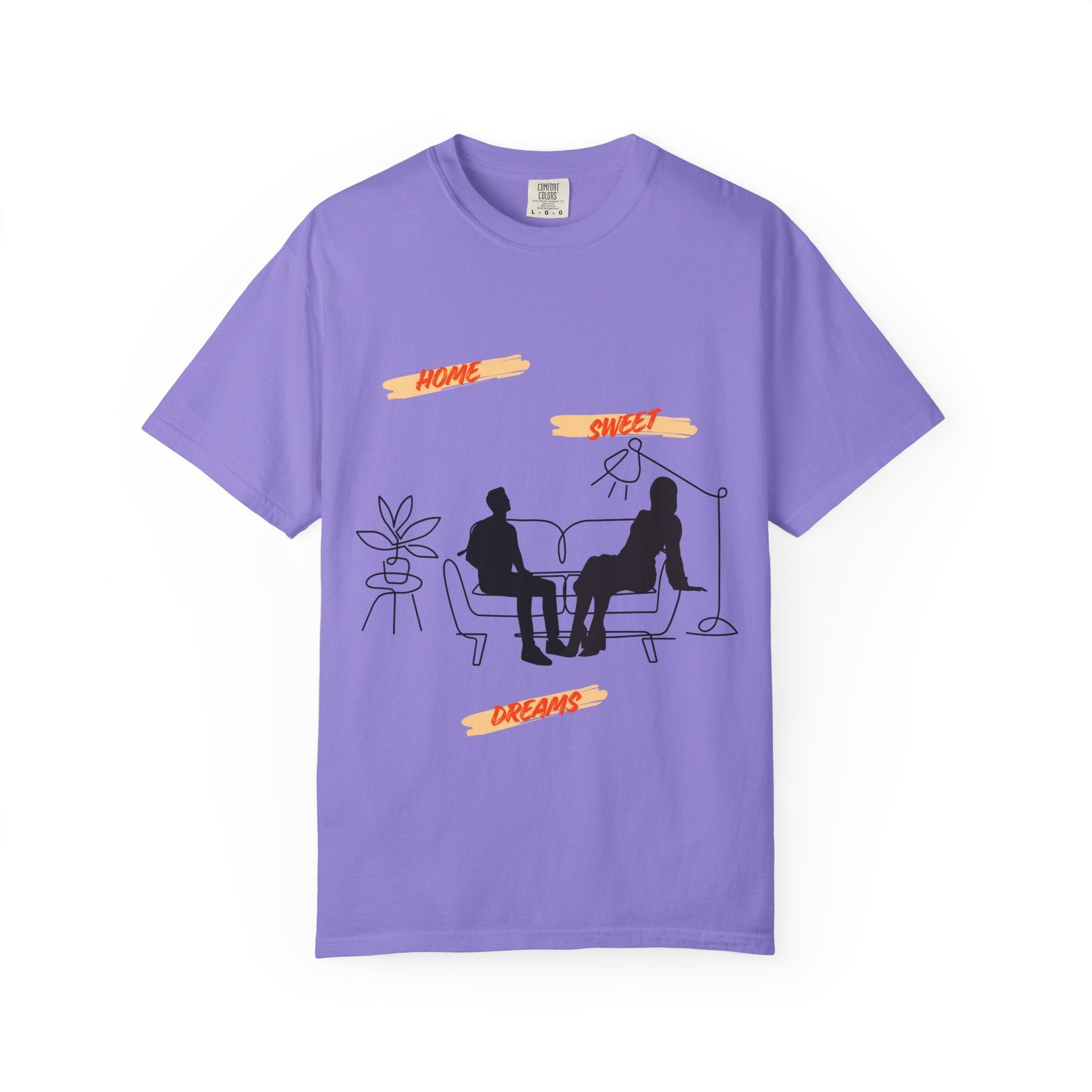 Home Sweet Dreams Unisex T-shirt, Cozy Gift, Casual Wear, Popular Home Theme, Graphic Tee for Dreamers, Gift for Housewarming