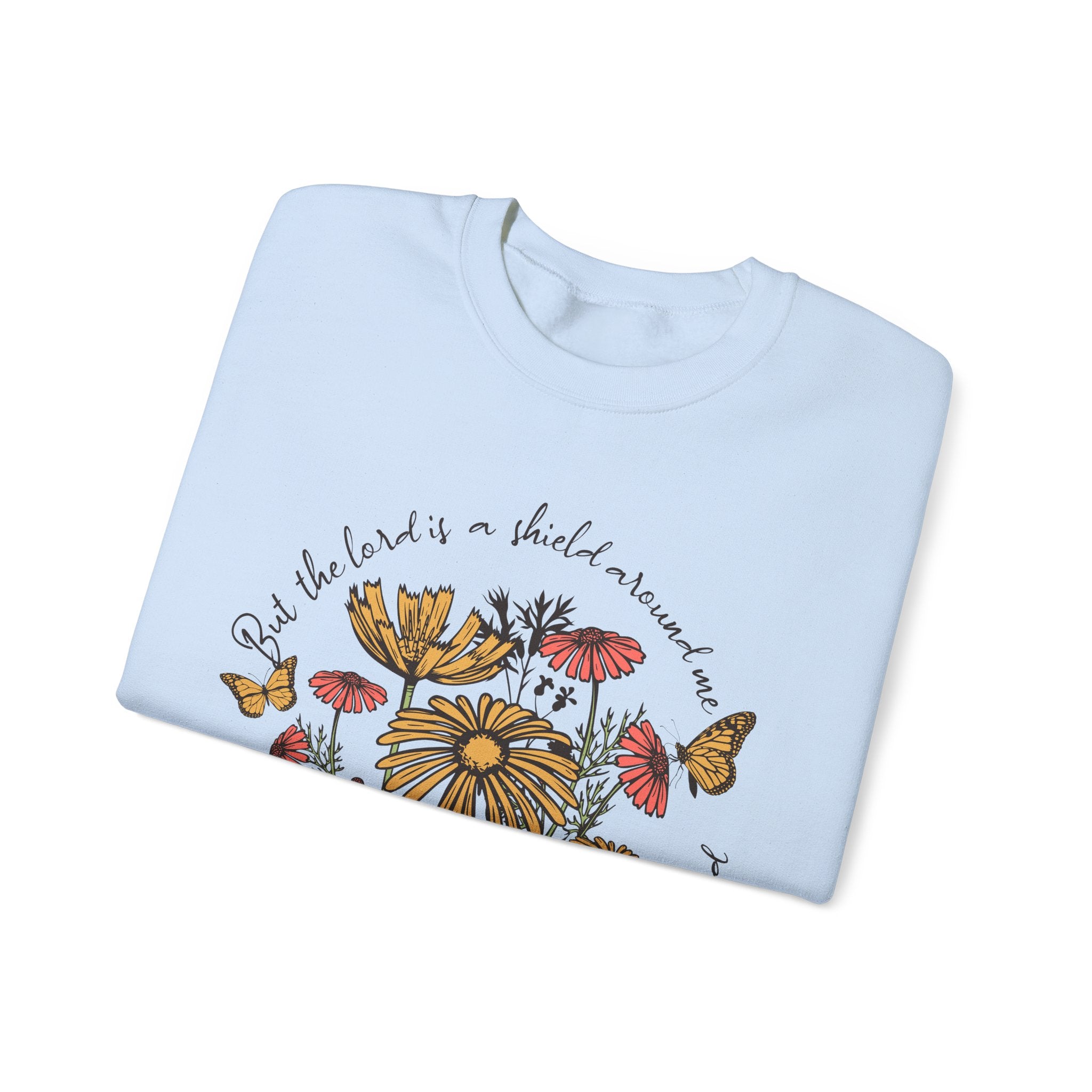 Nature-Inspired Inspirational Sweatshirt for All Seasons, Motivational Gift for Her, Floral Crewneck, Comfortable Everyday Wear, [...]