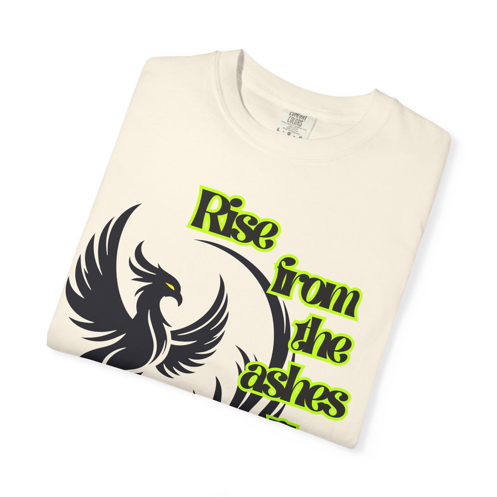 Phoenix Graphic Unisex T-shirt - Empowering 'Rise from the ashes like the phoenix' Design, Casual Wear, Gift for Resilience, [...]