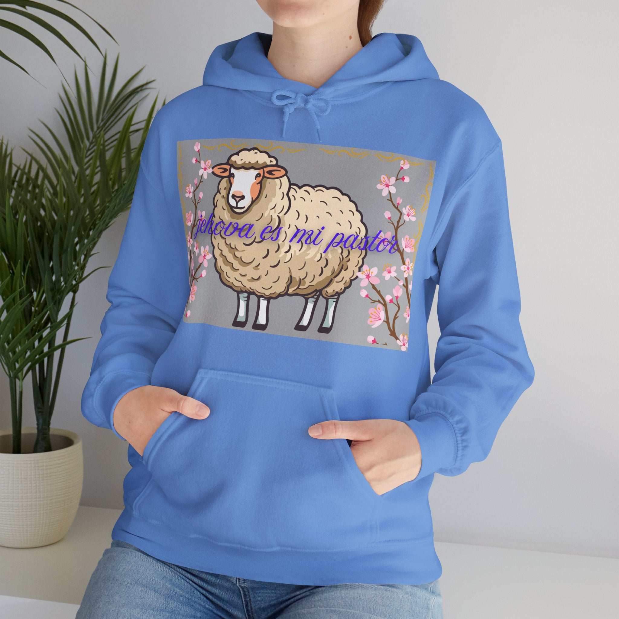 Whimsical Sheep Hoodie - Cozy Unisex Sweatshirt, Cute Gift for Animal Lovers, Spring Fashion, Perfect for Easter, Casual Wear