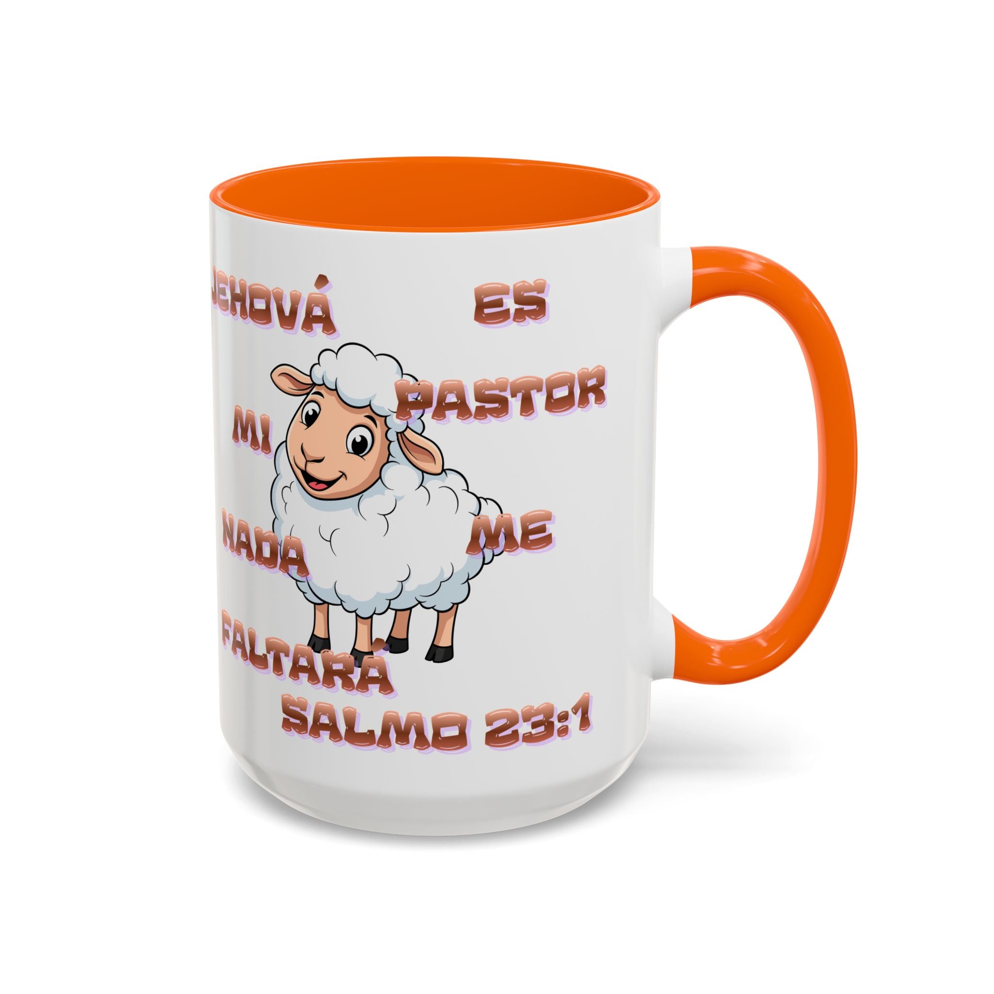 Jehová Es Mi Pastor Coffee Mug — Salmo 23:1 Spanish Christian Accent Mug