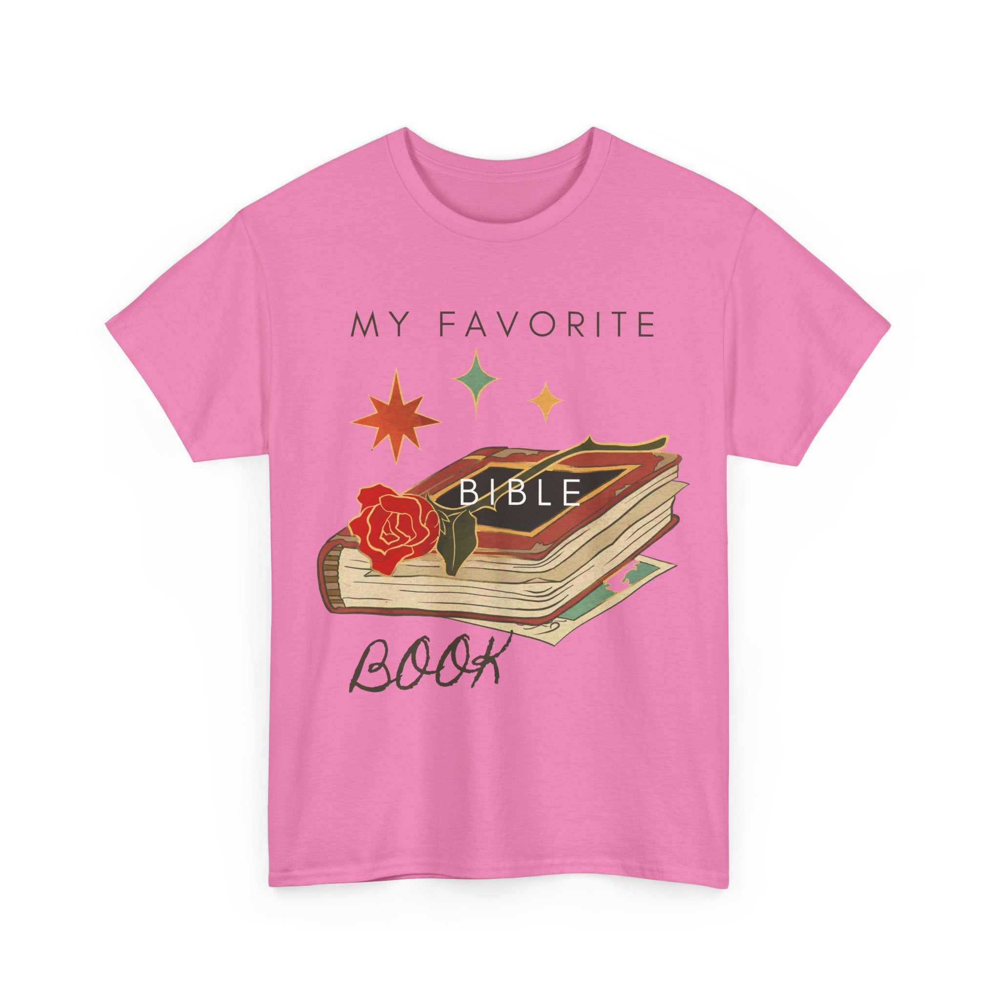 Bible Graphic Tee — "My Favorite Book" Christian Faith T-Shirt