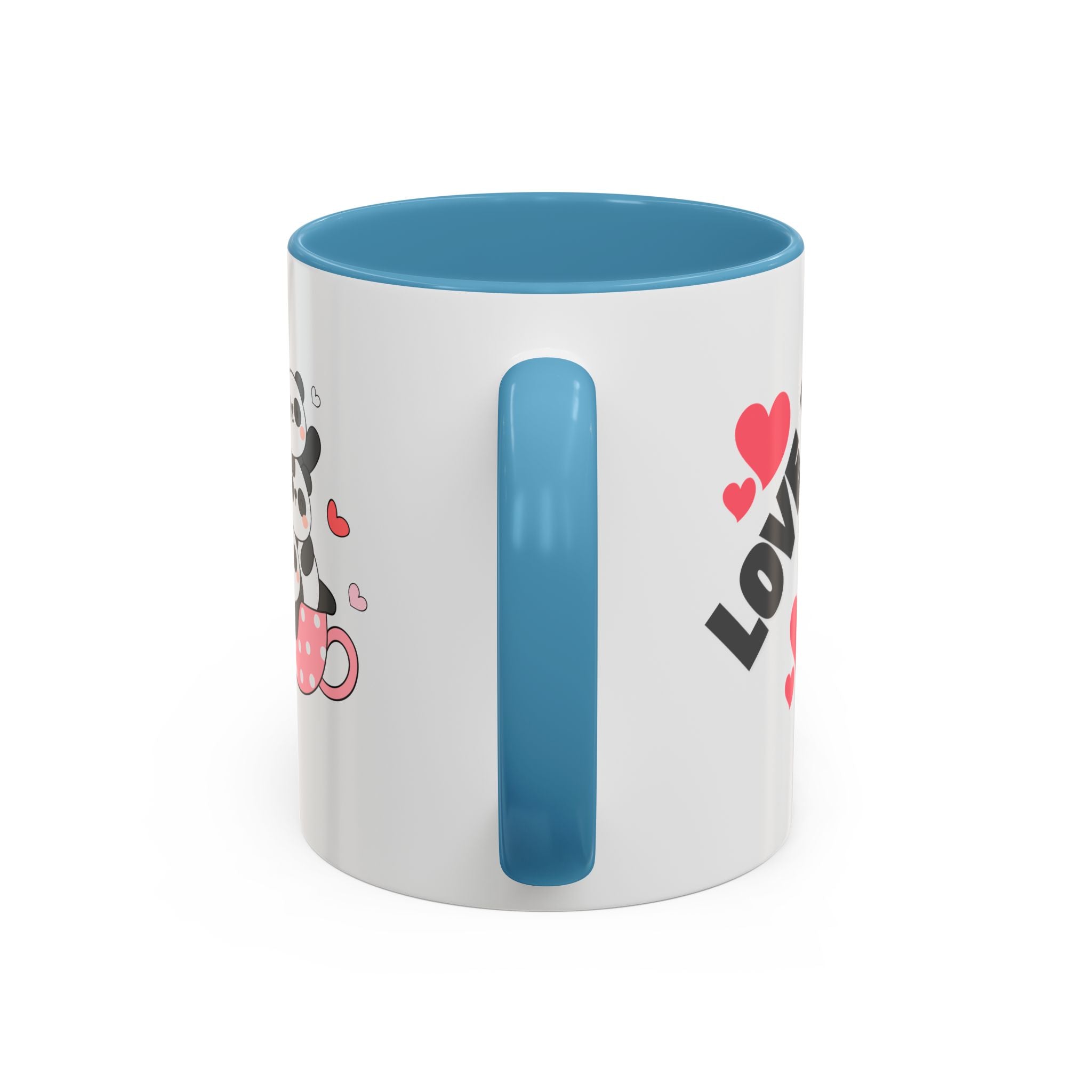 Adorable Panda Love Coffee Mug - Perfect Gift for Couples, Birthdays, Valentine's Day, Cute Kitchen Decor