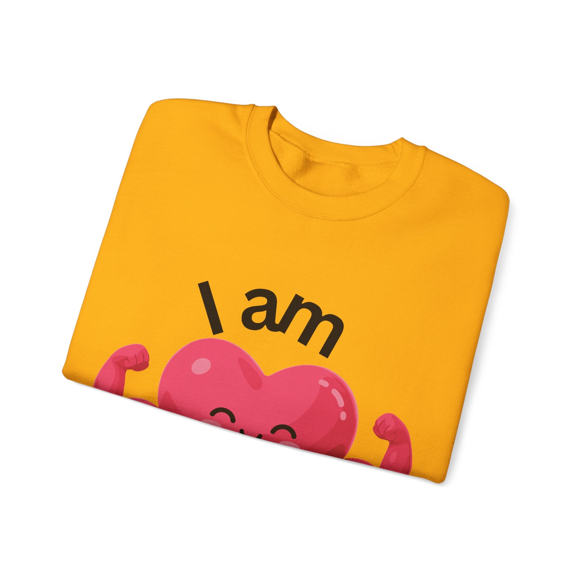 I Am Strong Heart Crewneck Sweatshirt