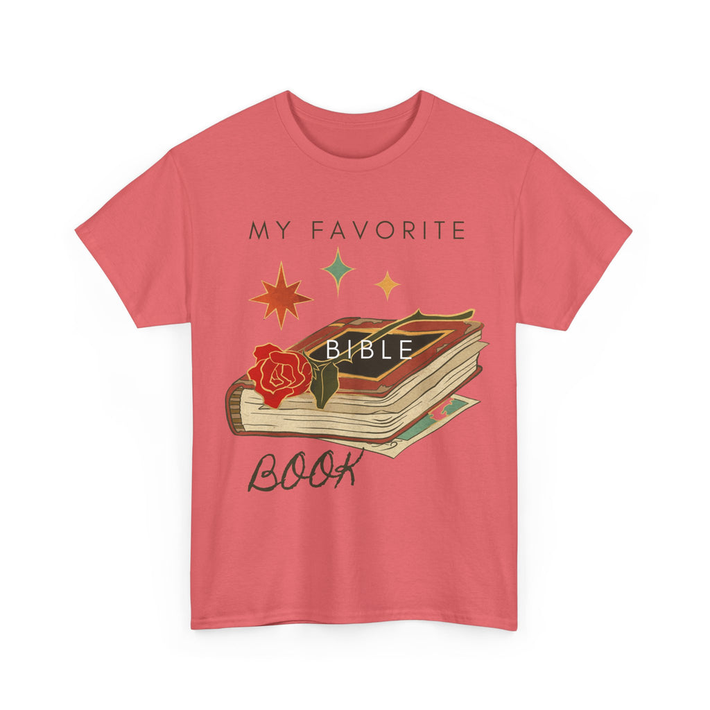Bible Graphic Tee — "My Favorite Book" Christian Faith T-Shirt